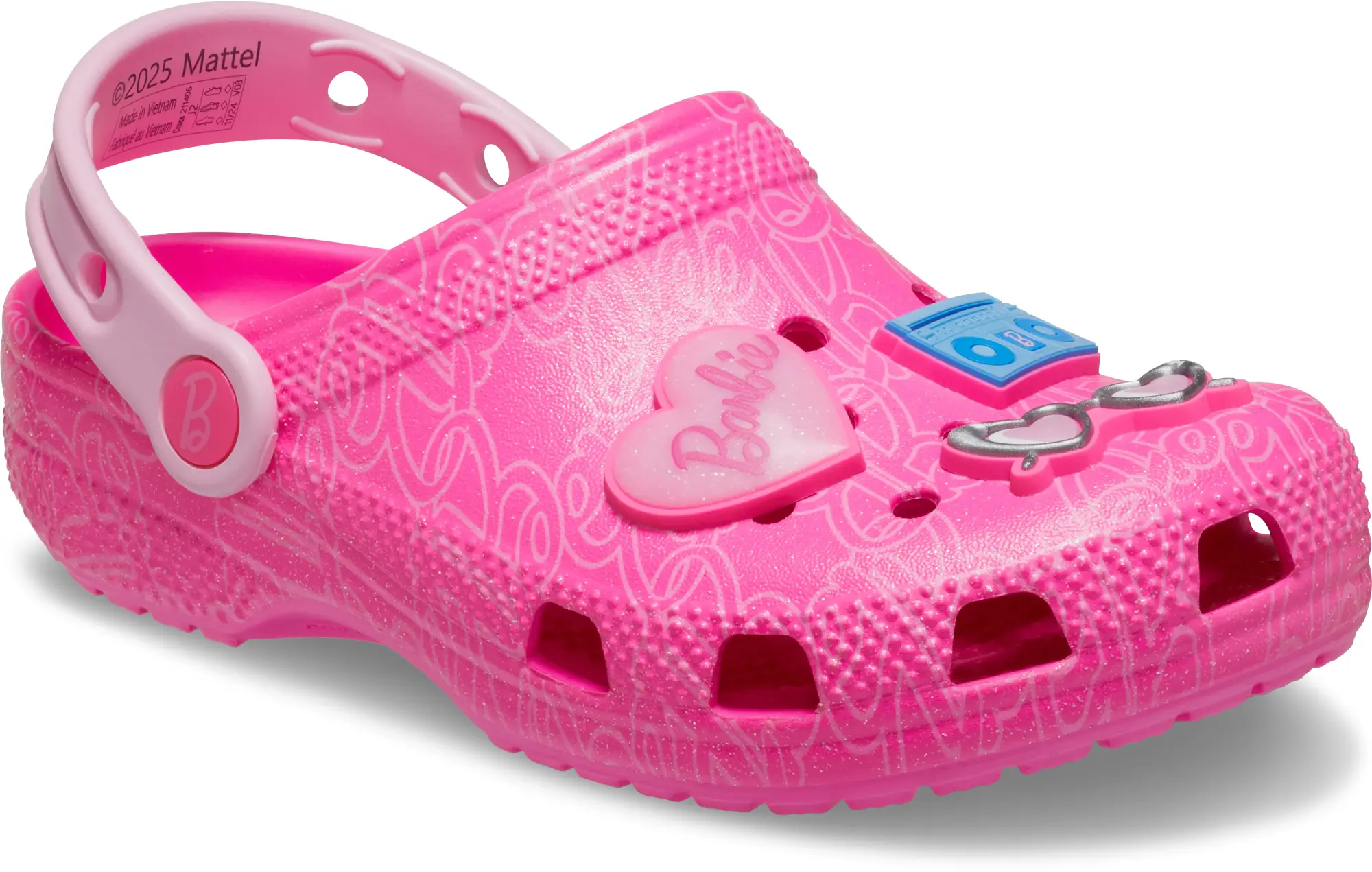 Crocs | Kids | Mattel Pink Barbie Classic | Clogs | Multi | C11