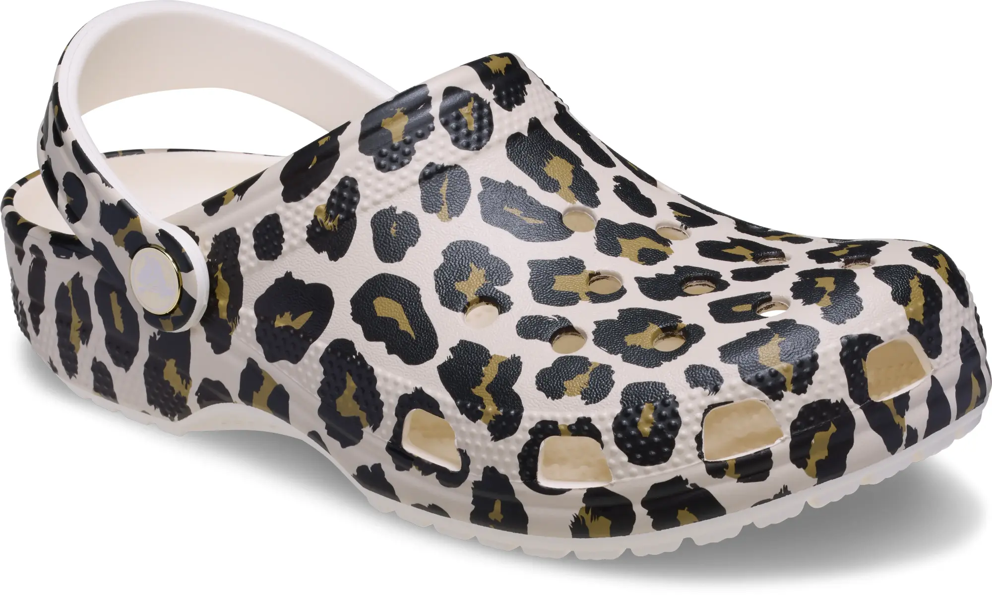 Crocs | Unisex | Classic Leopard | Clogs | Chalk | W4/M3