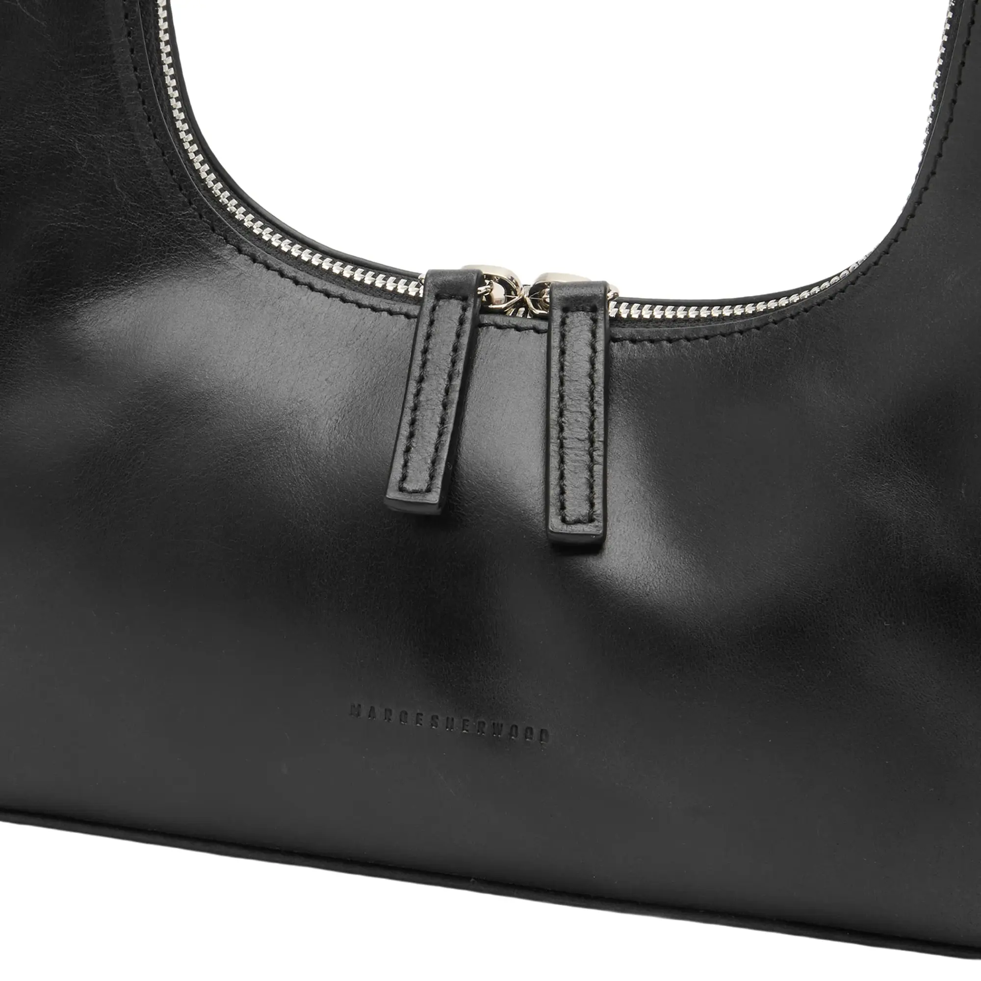 MARGESHERWOOD Women's Hobo Shoulder Bag Black