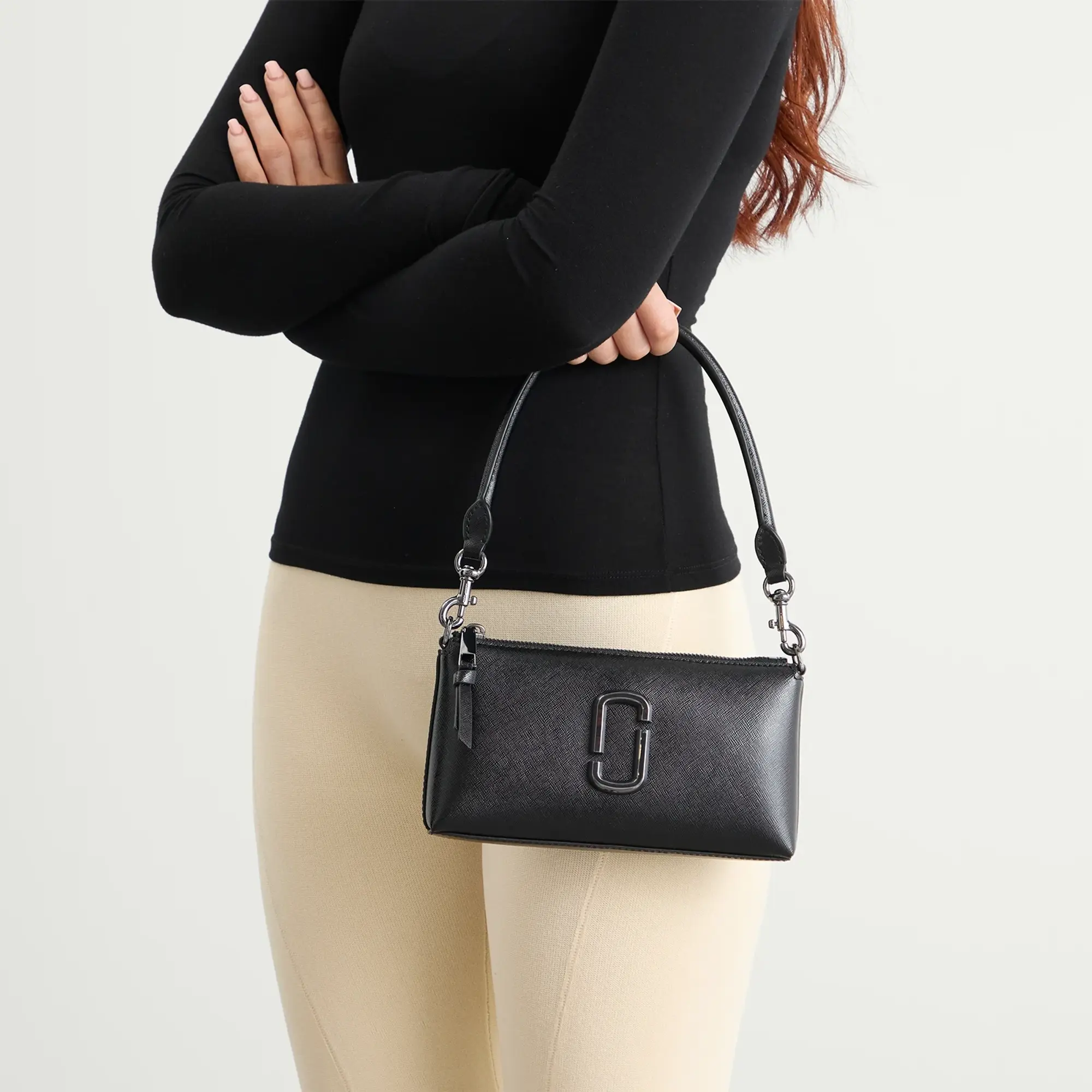 Marc Jacobs Women's The Snapshot DTM Convertible Shoulder Bag Black