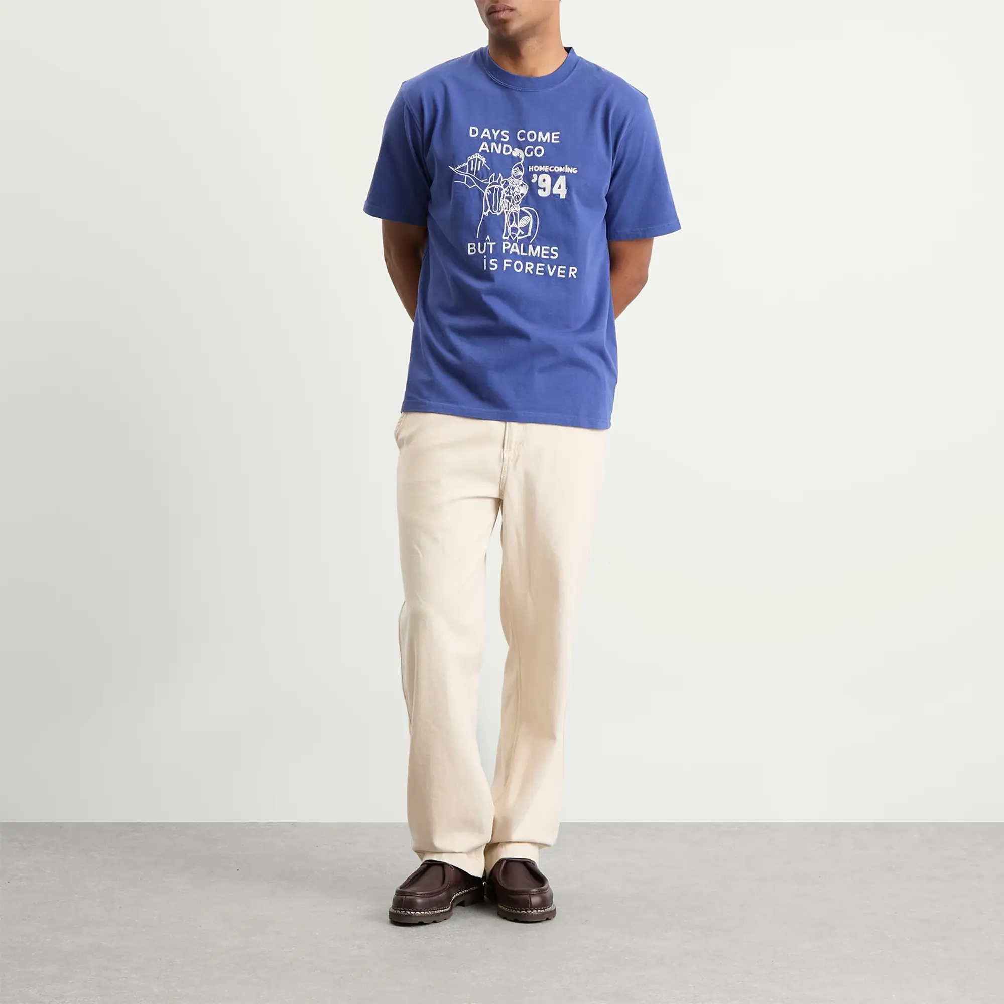 Palmes Men's Forever T-Shirt Blue
