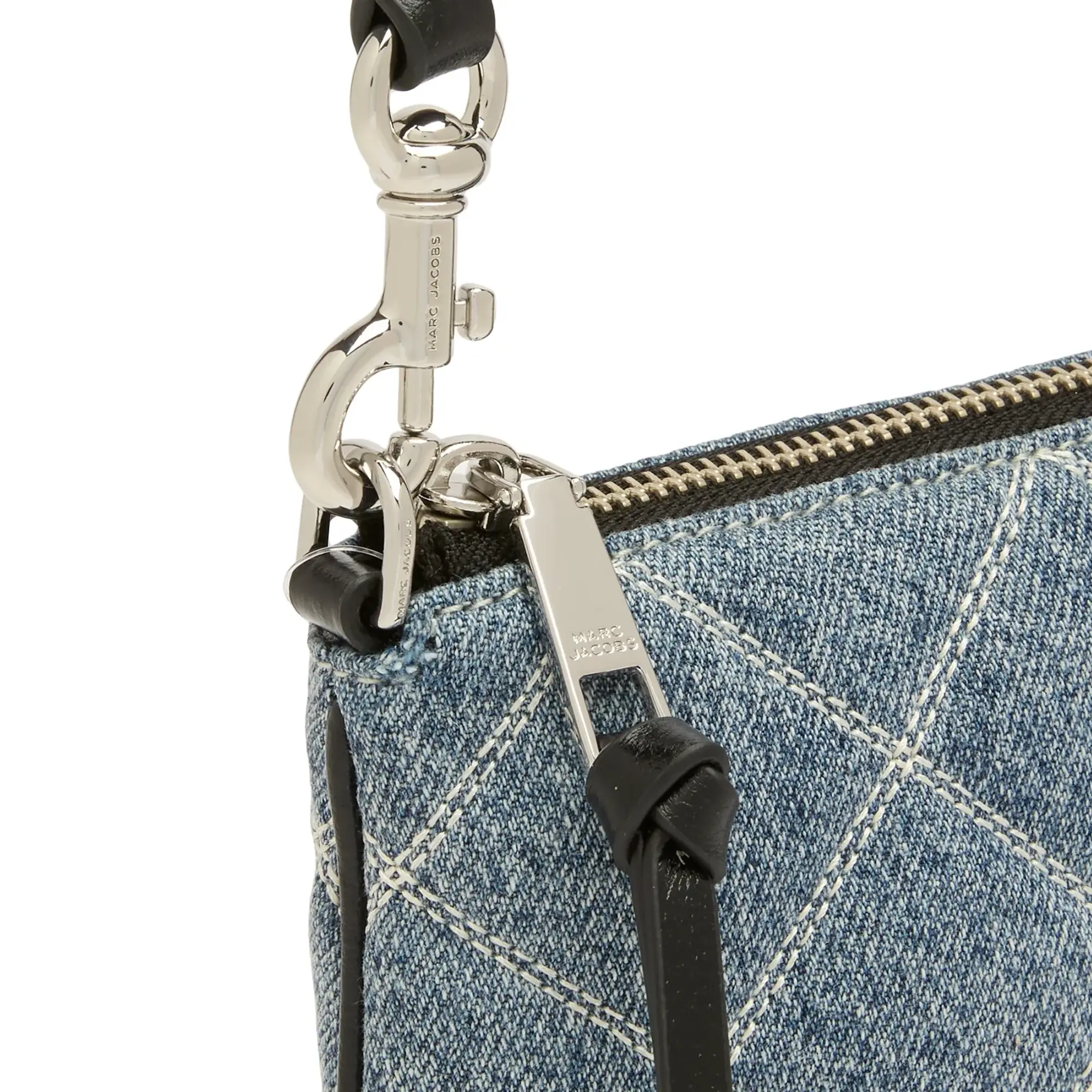Marc Jacobs Women's The Pochette Bag Light Wash Indigo