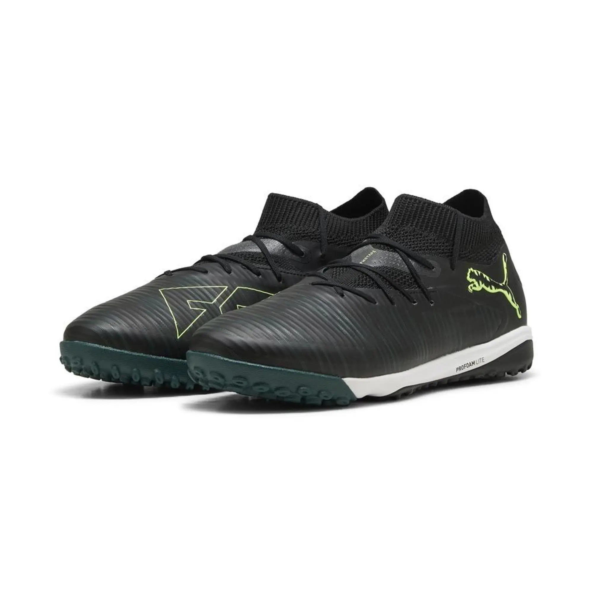 Puma Future 8 Pro Cage Tt Eclipse - Puma Black/Fizzy Light/Green Terrain - ['Black']