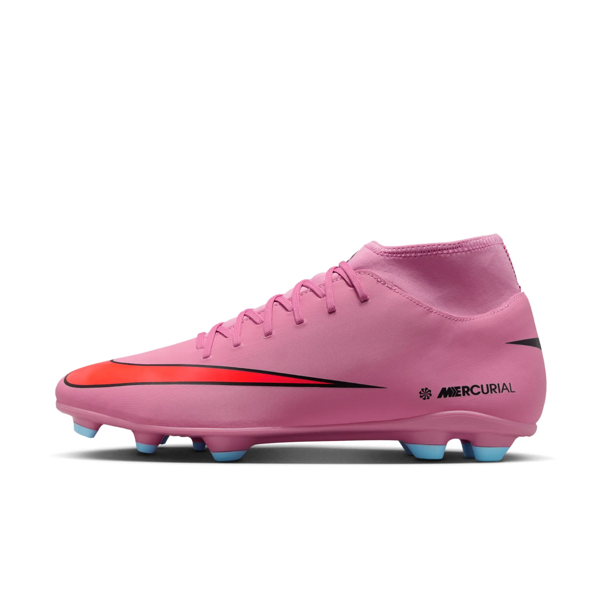 Nike Mercurial Superfly 10 Club Multi-Ground High-Top Football Boot - Pink - Recycled Content Minimum