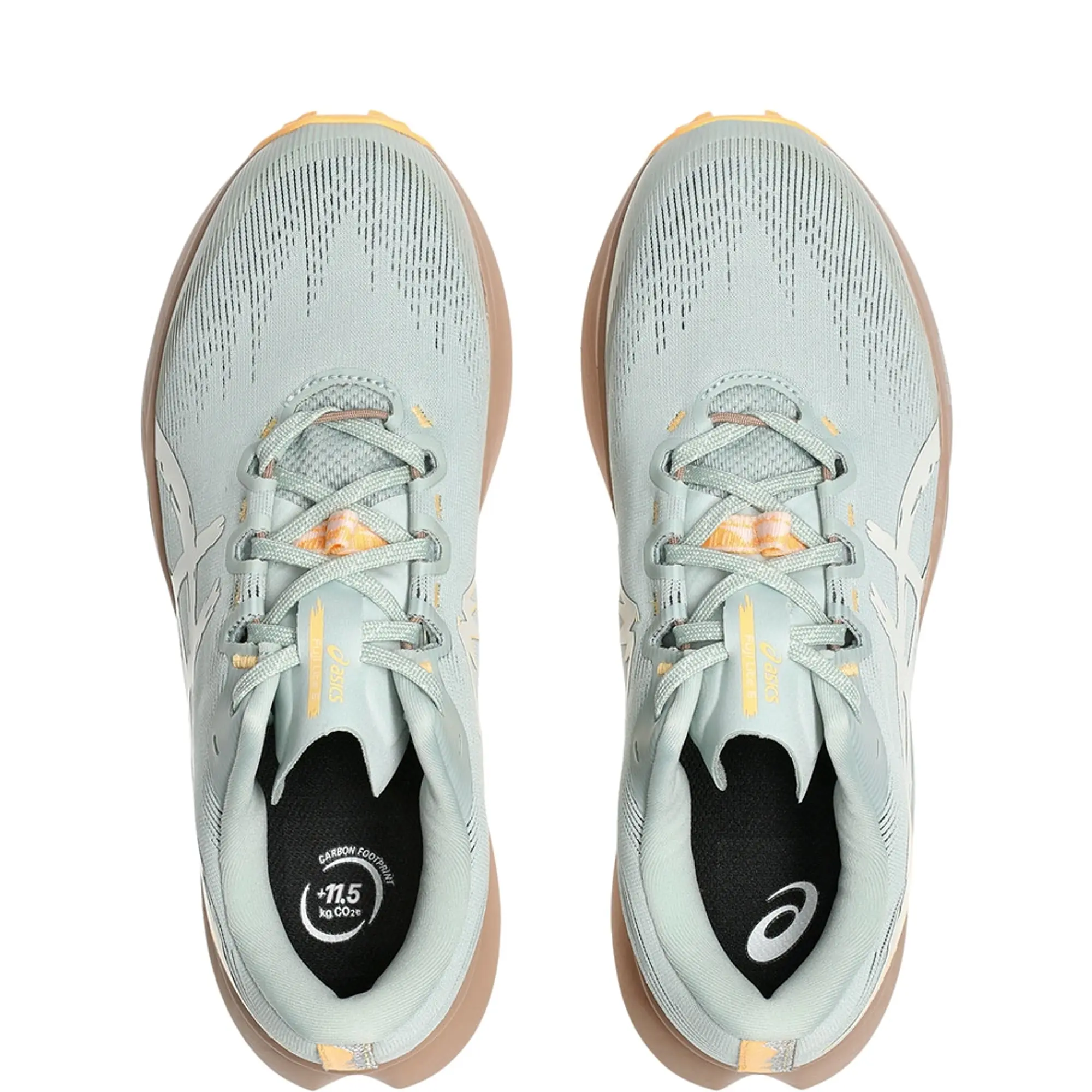 ASICS Fuji Lite 6 Trail Running Shoe Women - Light Green, Cream
