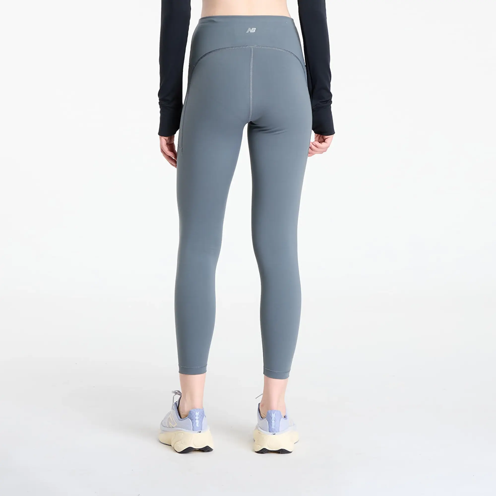 Pants New Balance Sleek Pocket High Rise Legging 25" Graphite Xs