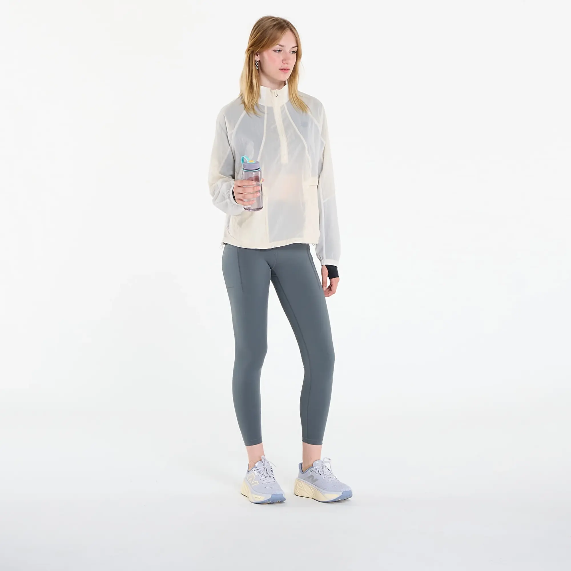 Pants New Balance Sleek Pocket High Rise Legging 25" Graphite Xs