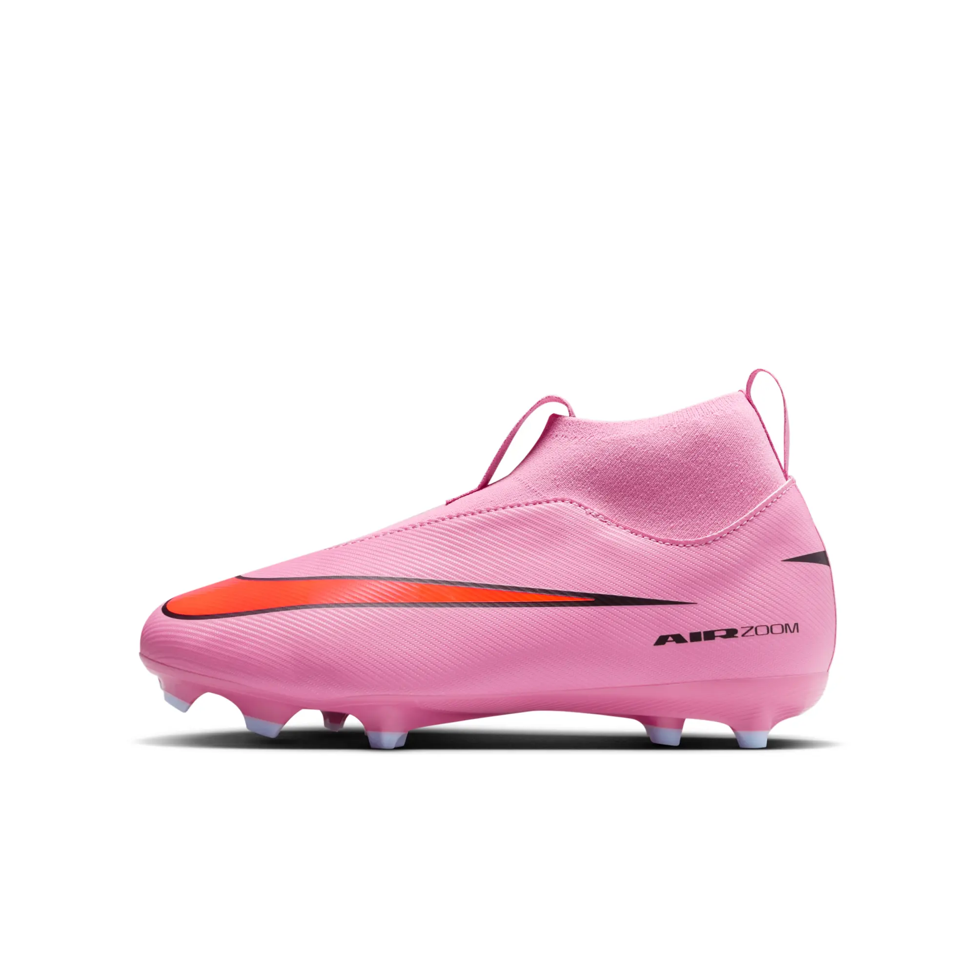 Nike Jr. Mercurial Superfly 10 Academy Multi-Ground High-Top Football Boot - Pink - Recycled Content Minimum
