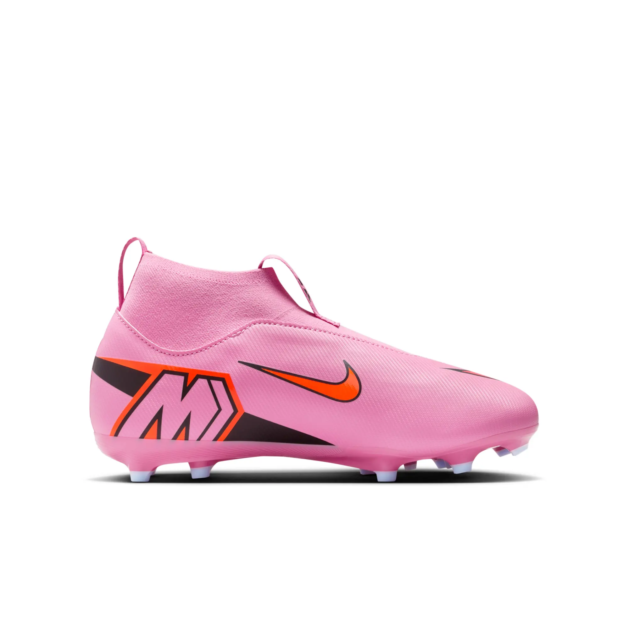 Nike Jr. Mercurial Superfly 10 Academy Multi-Ground High-Top Football Boot - Pink - Recycled Content Minimum