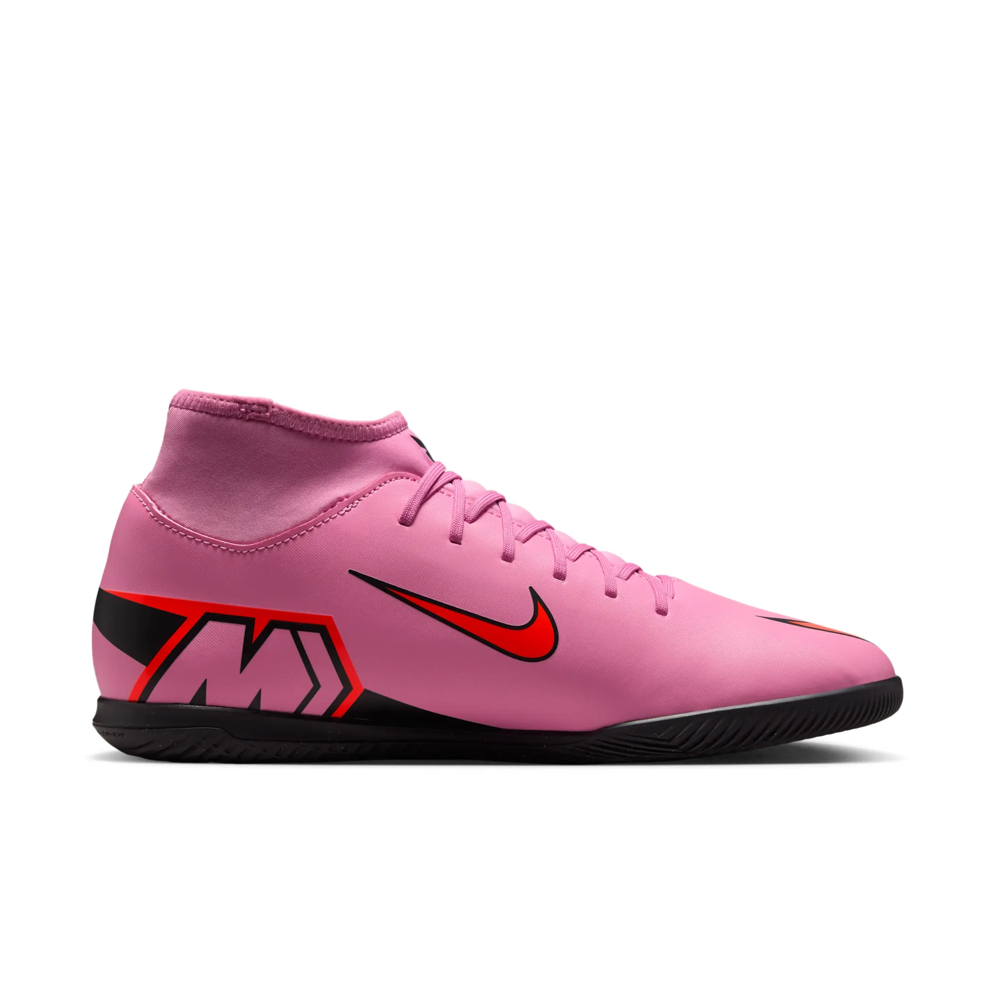 Nike Mercurial Superfly 10 Club Indoor Court High-Top Football Shoes - Pink - Recycled Content Minimum