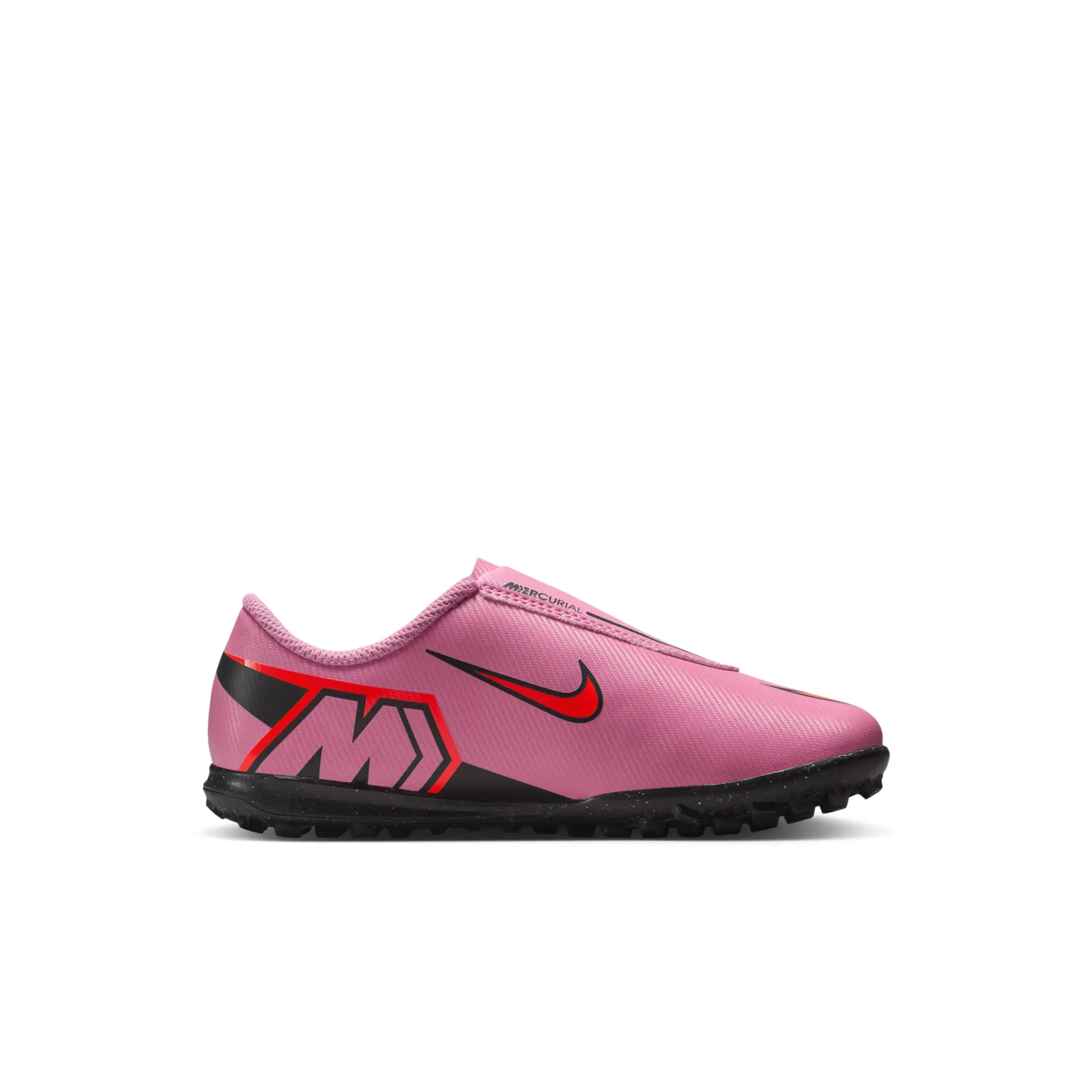 Nike Jr. Mercurial Vapor 16 Club Turf Low-Top Football Shoes - Pink - Recycled Content Minimum