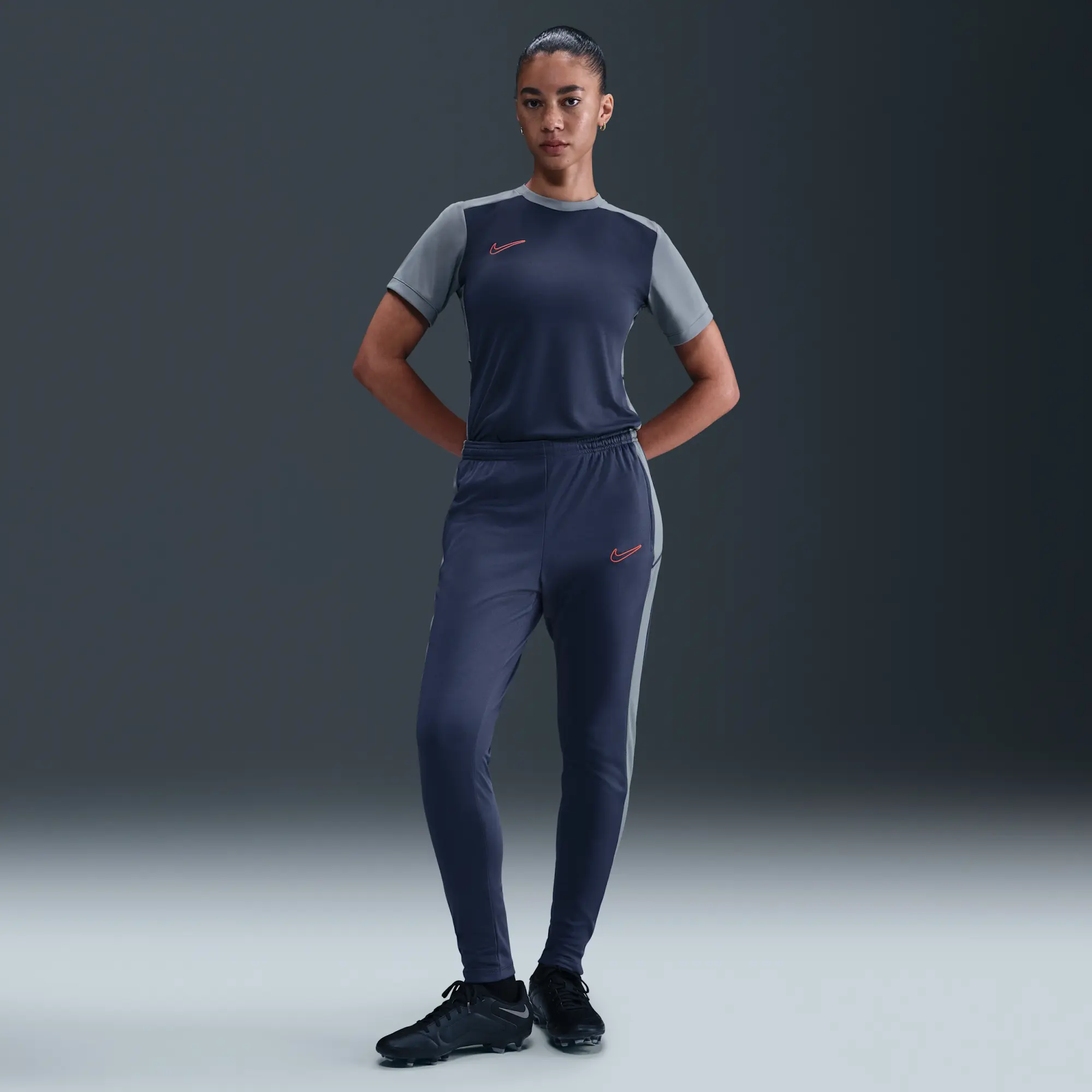 Nike Academy Women's Dri-FIT Football Top - Blue - Recycled Polyester