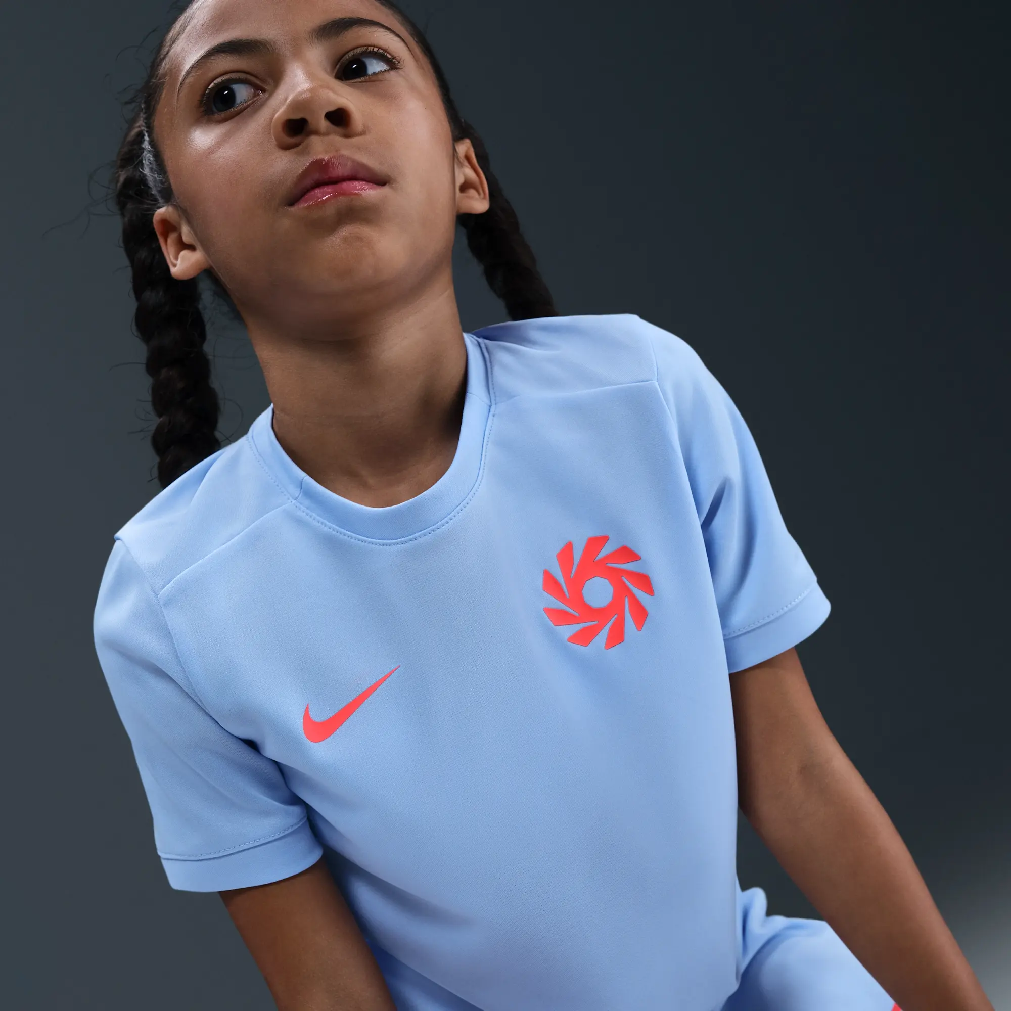 Nike Erling Haaland Academy Dri-FIT Short-Sleeve Football Top - Blue - Sustainable Materials