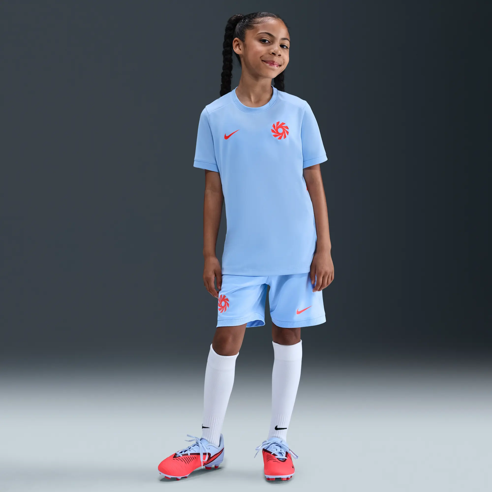 Nike Erling Haaland Academy Dri-FIT Short-Sleeve Football Top - Blue - Sustainable Materials