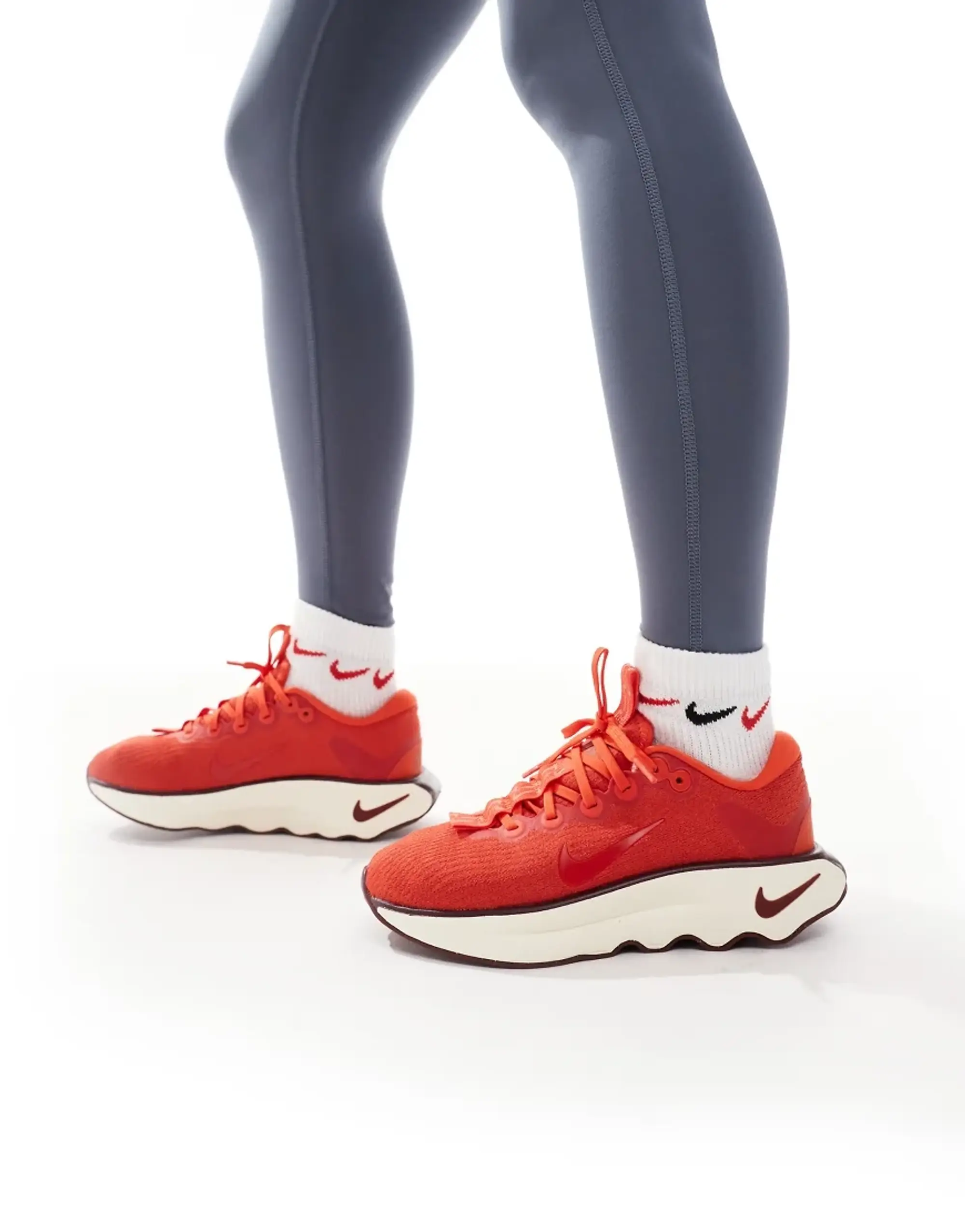 Nike Training Motiva Trainers In Red