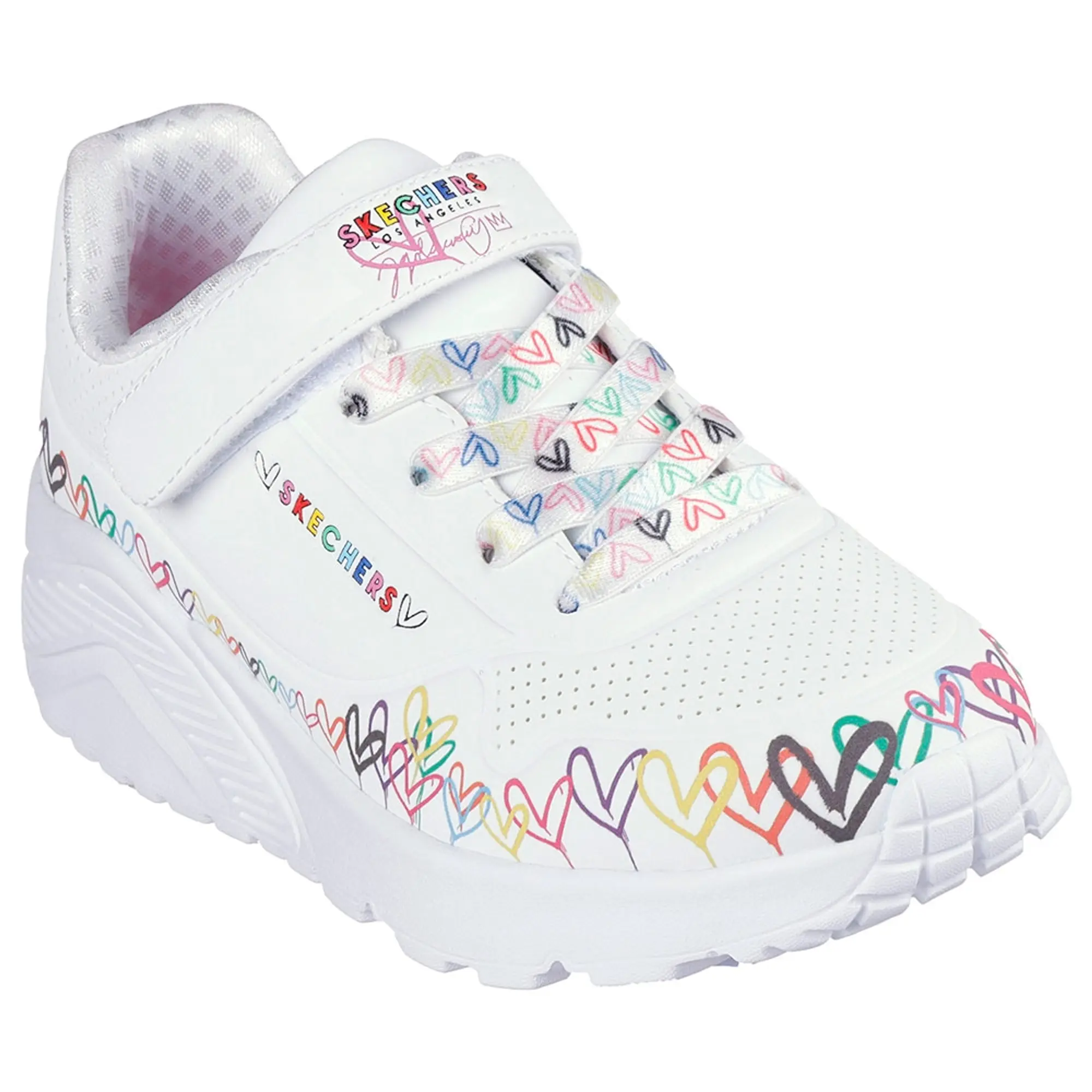 Skechers Uno Lite Heart Craze Slip-on Shoes
