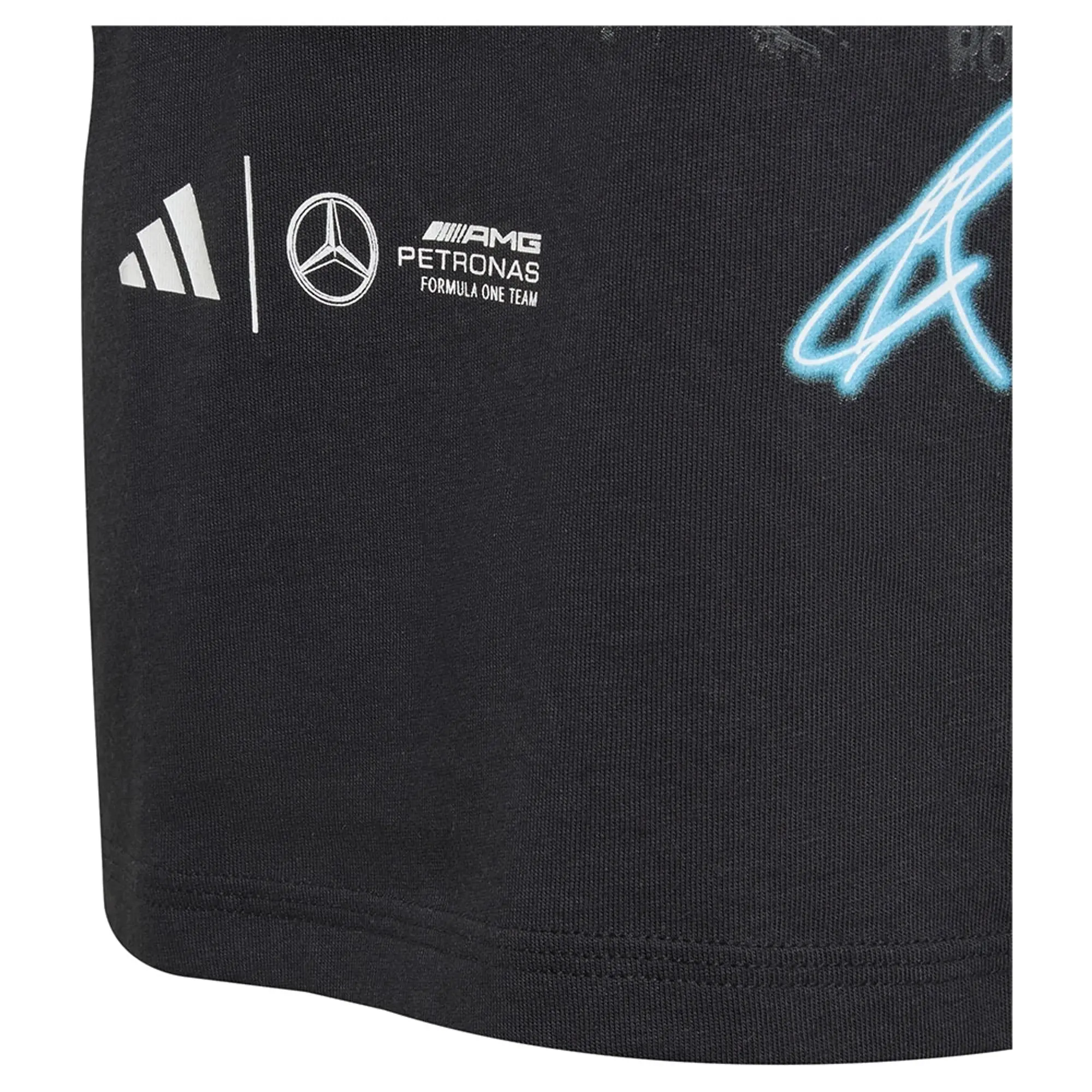 Adidas Mercedes-amg Petronas Formula One Team George Russell Graphic Short Sleeve T-shirt