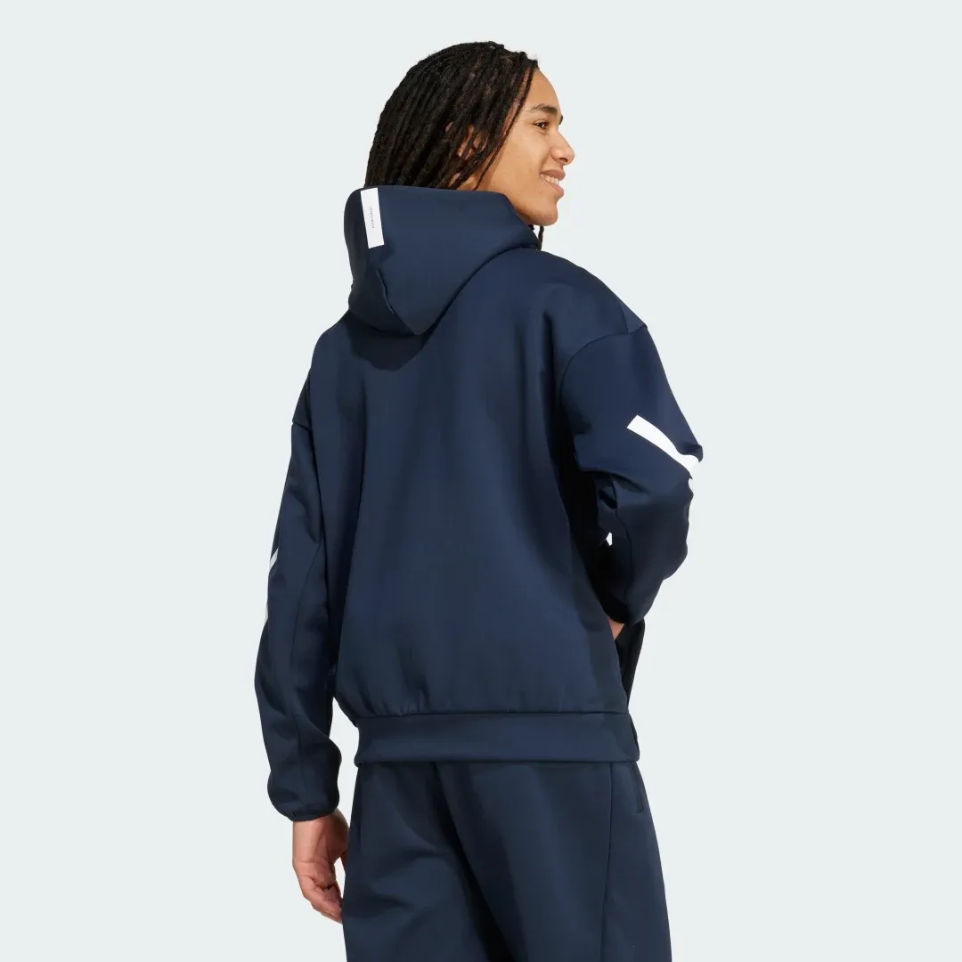 adidas Z.N.E. Full-Zip Hooded Track Jacket | JW4718 | FOOTY.COM