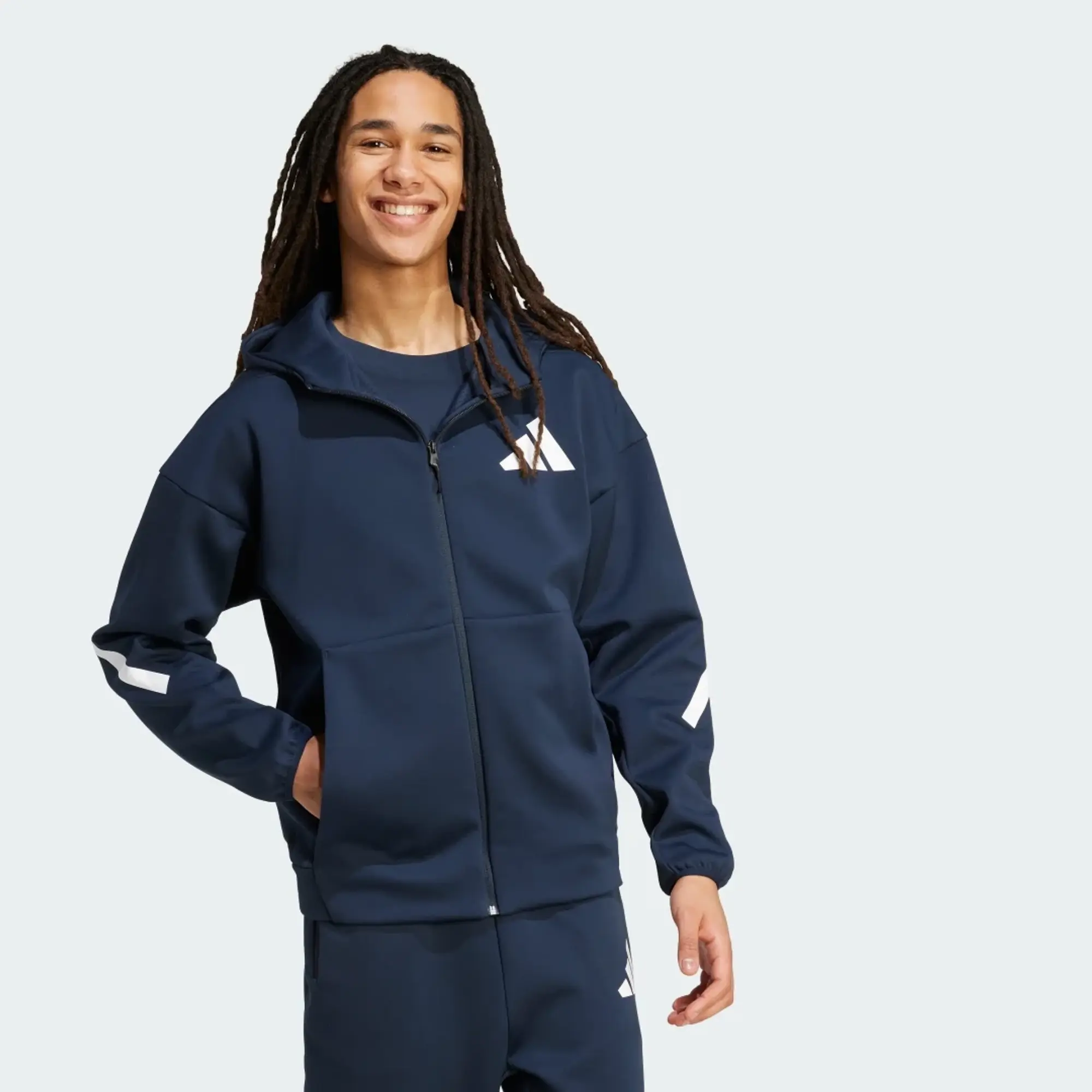 adidas Z.N.E. Full-Zip Hooded Track Jacket