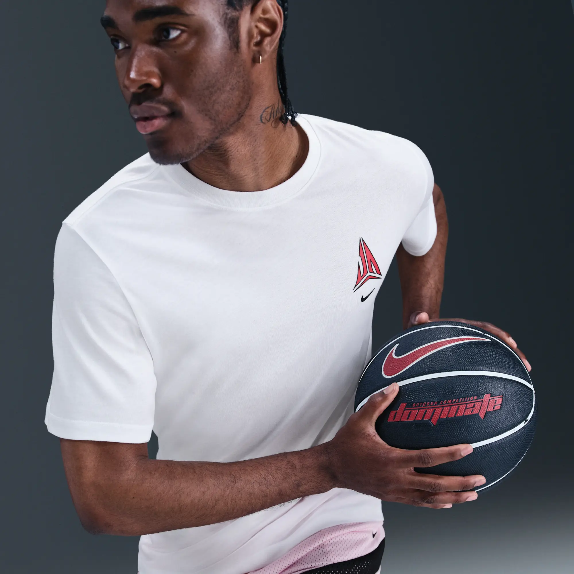 Nike Ja Men's T-Shirt - White - Cotton