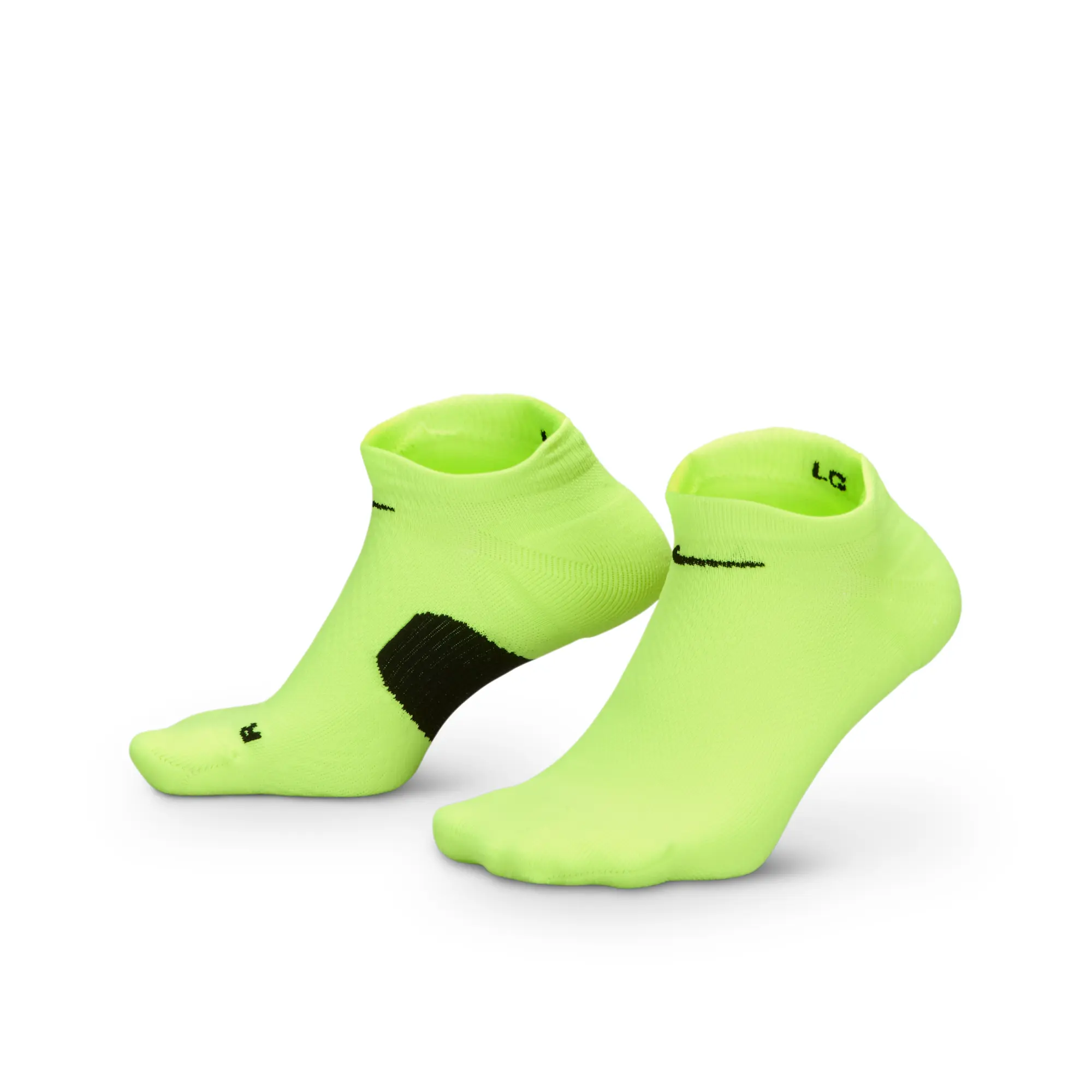 Nike Running Midweight No-Show Socks (1 Pair) - Yellow