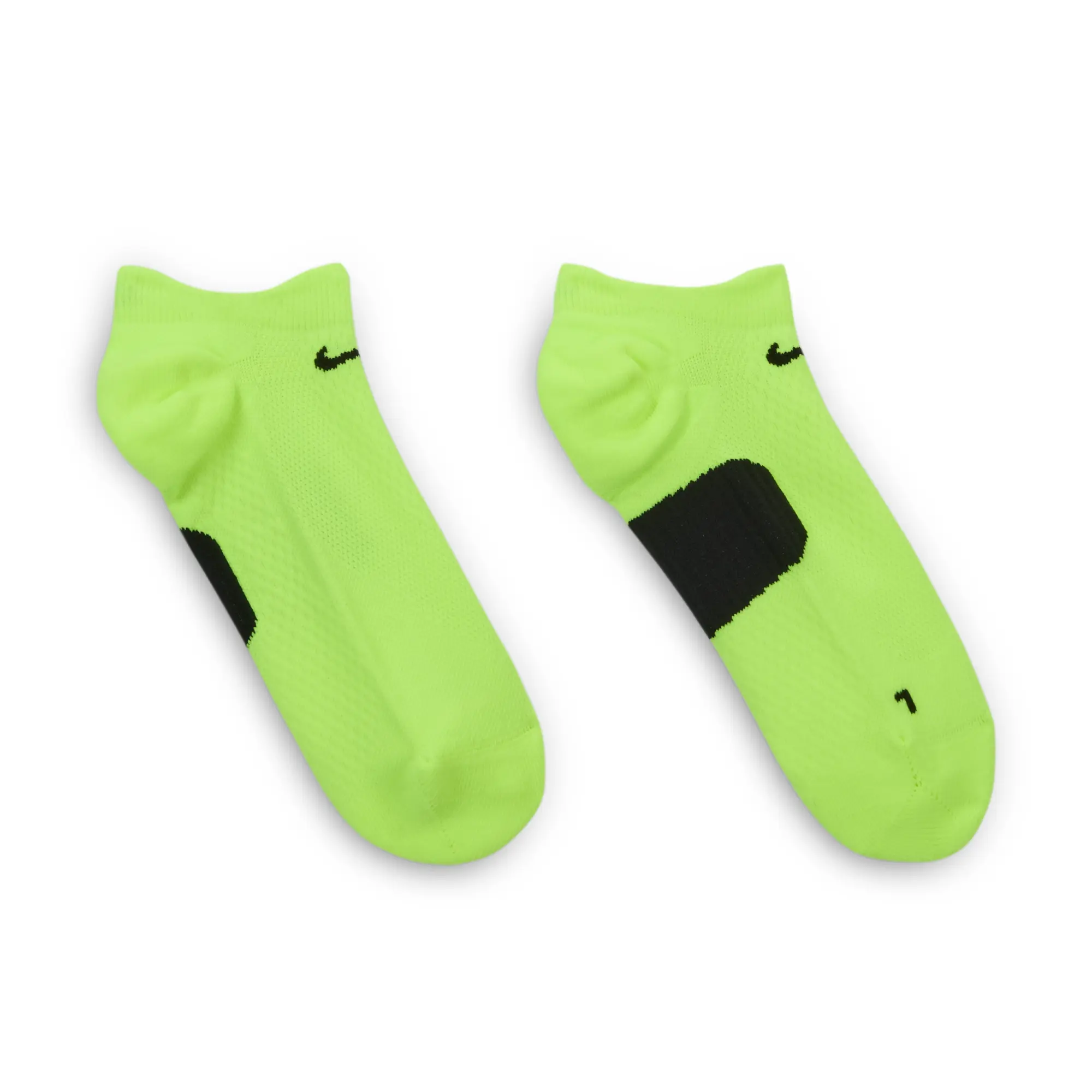Nike Running Midweight No-Show Socks (1 Pair) - Yellow