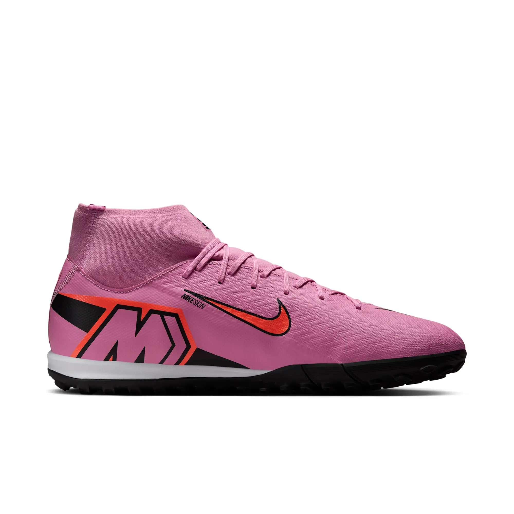 Nike Mercurial Superfly 10 Academy Turf High-Top Football Shoes - Pink