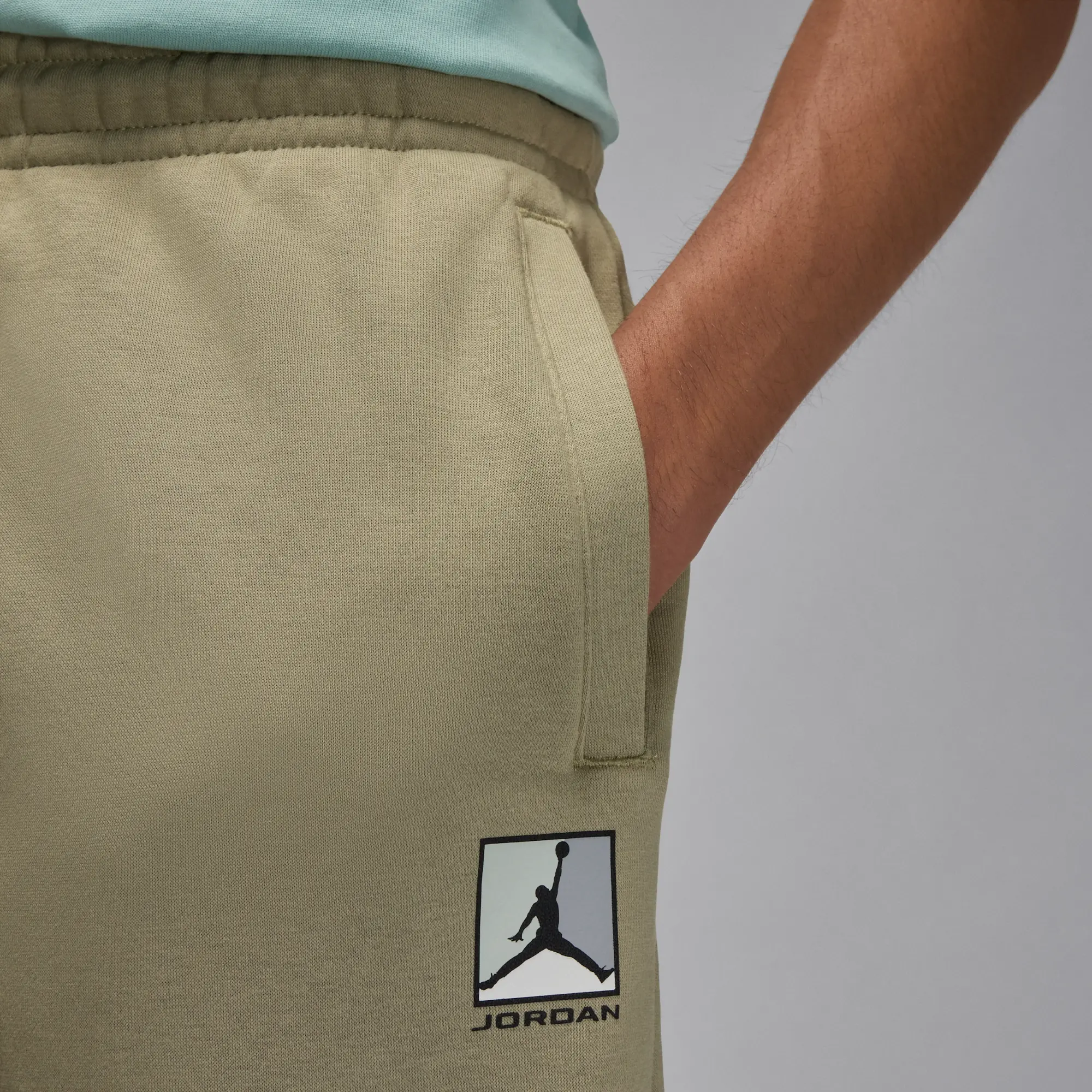 Nike Jordan Brooklyn Fleece Men's Trousers - Brown - Cotton/Polyester