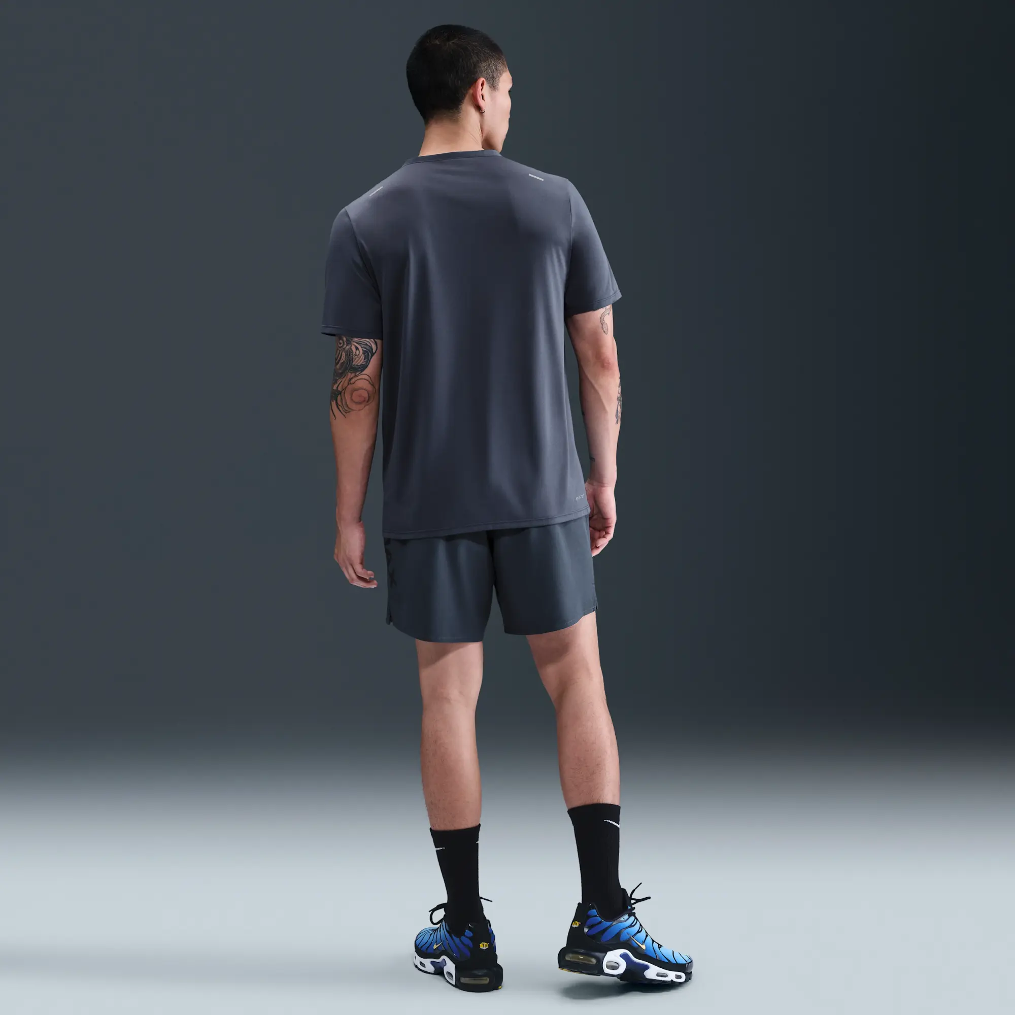 Nike Air Max Men's Woven Shorts - Blue - Polyester/Elastane