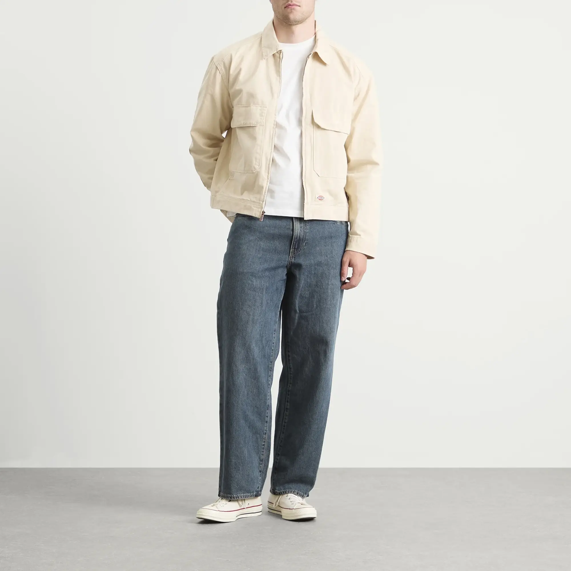 Dickies Men's Fort Smith Trucker Jacket Wood Ash