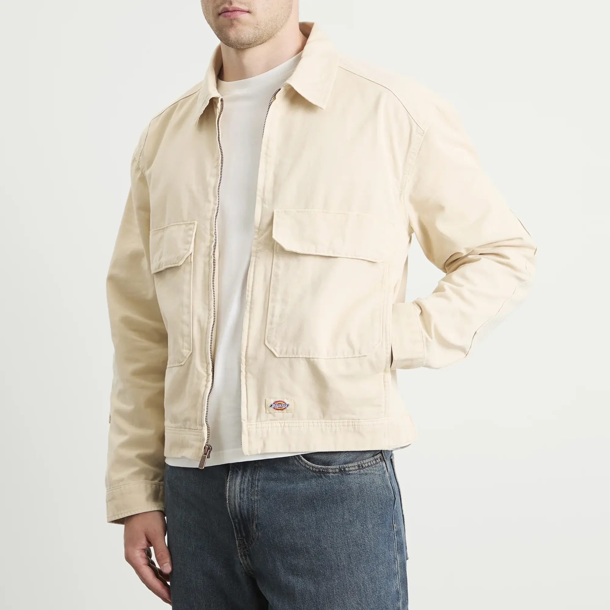 Dickies Men's Fort Smith Trucker Jacket Wood Ash