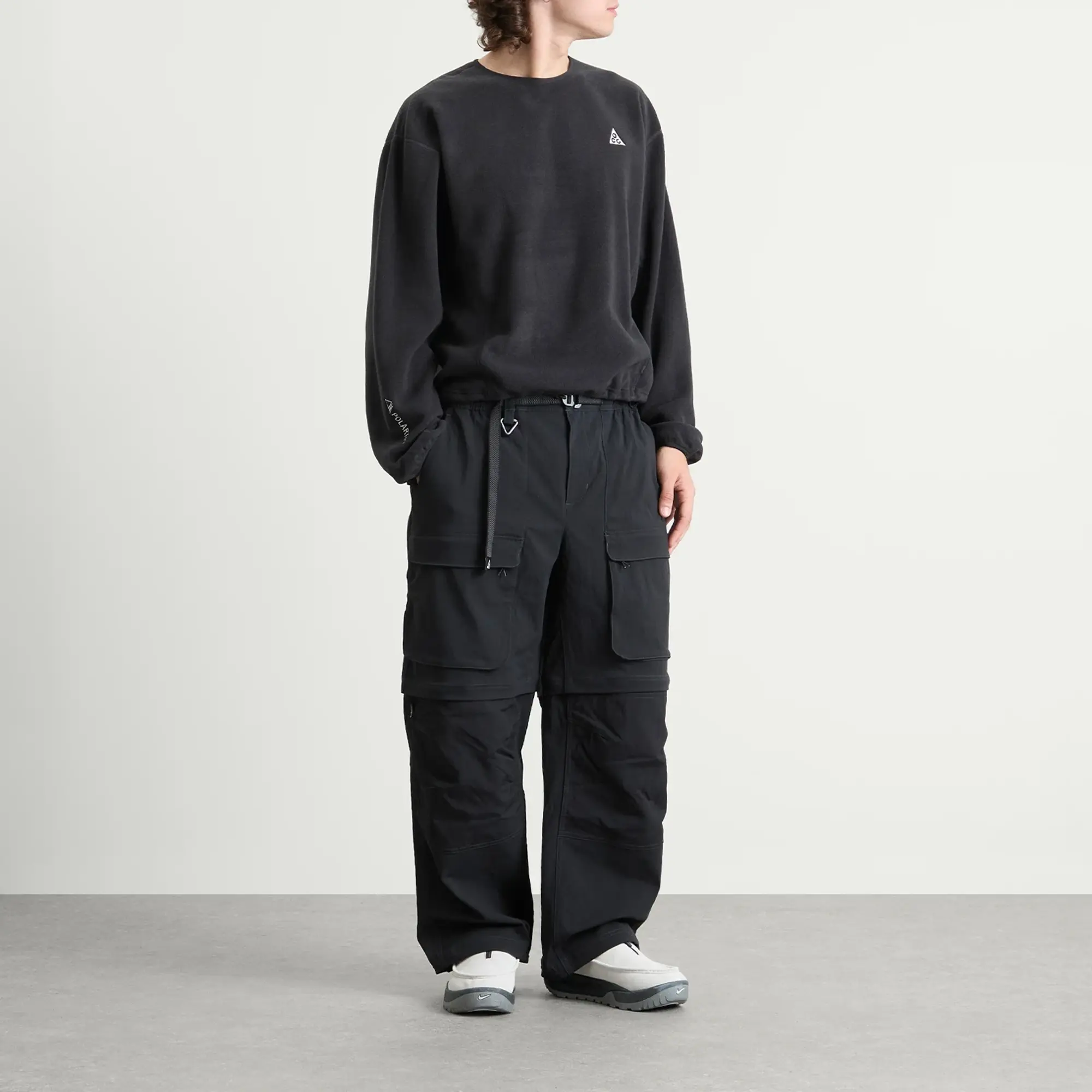 Nike Men's ACG Wolf Tree Crew Sweat Black/Anthracite/Summit White