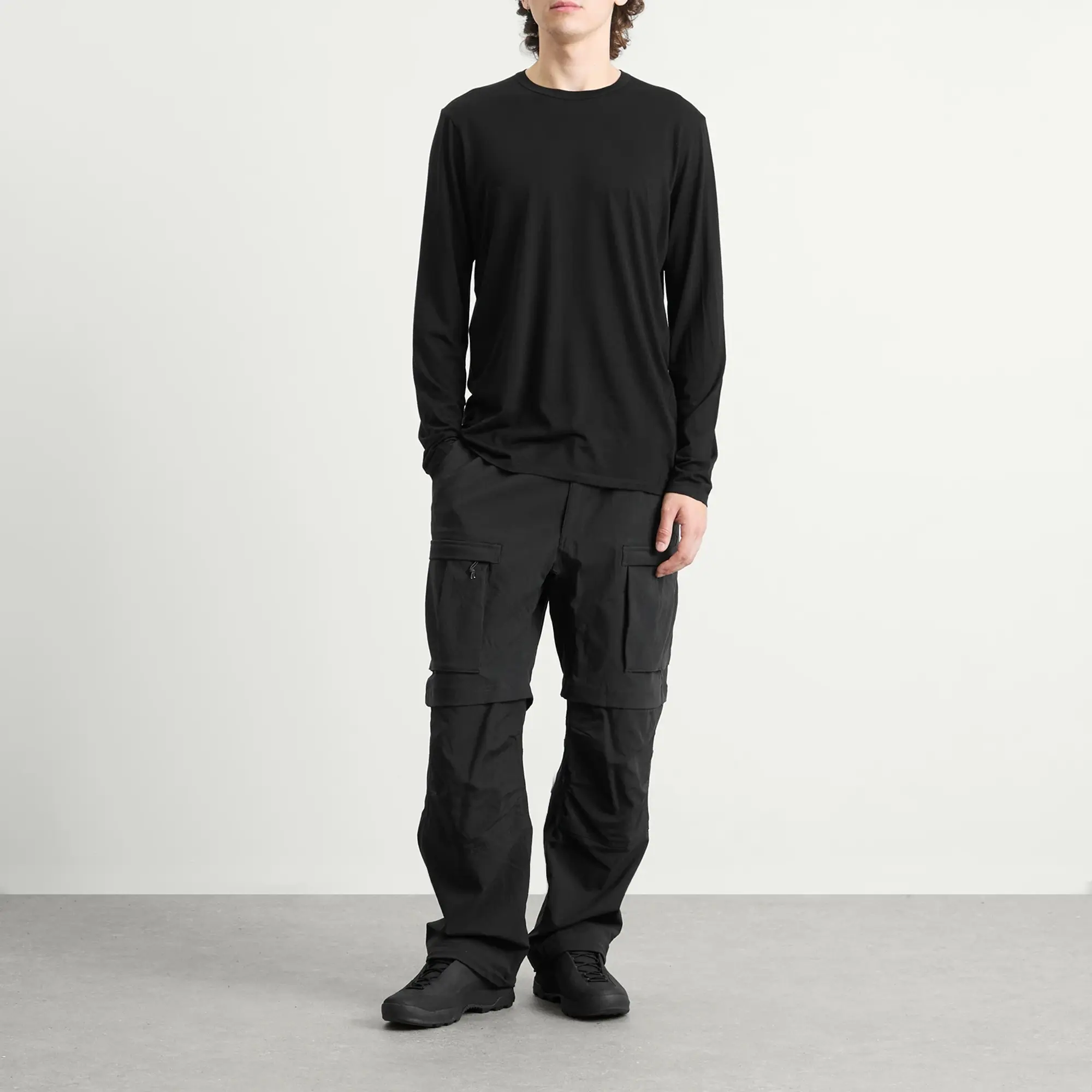 Arcteryx Veilance Men's Frame Long Sleeve Shirt Black