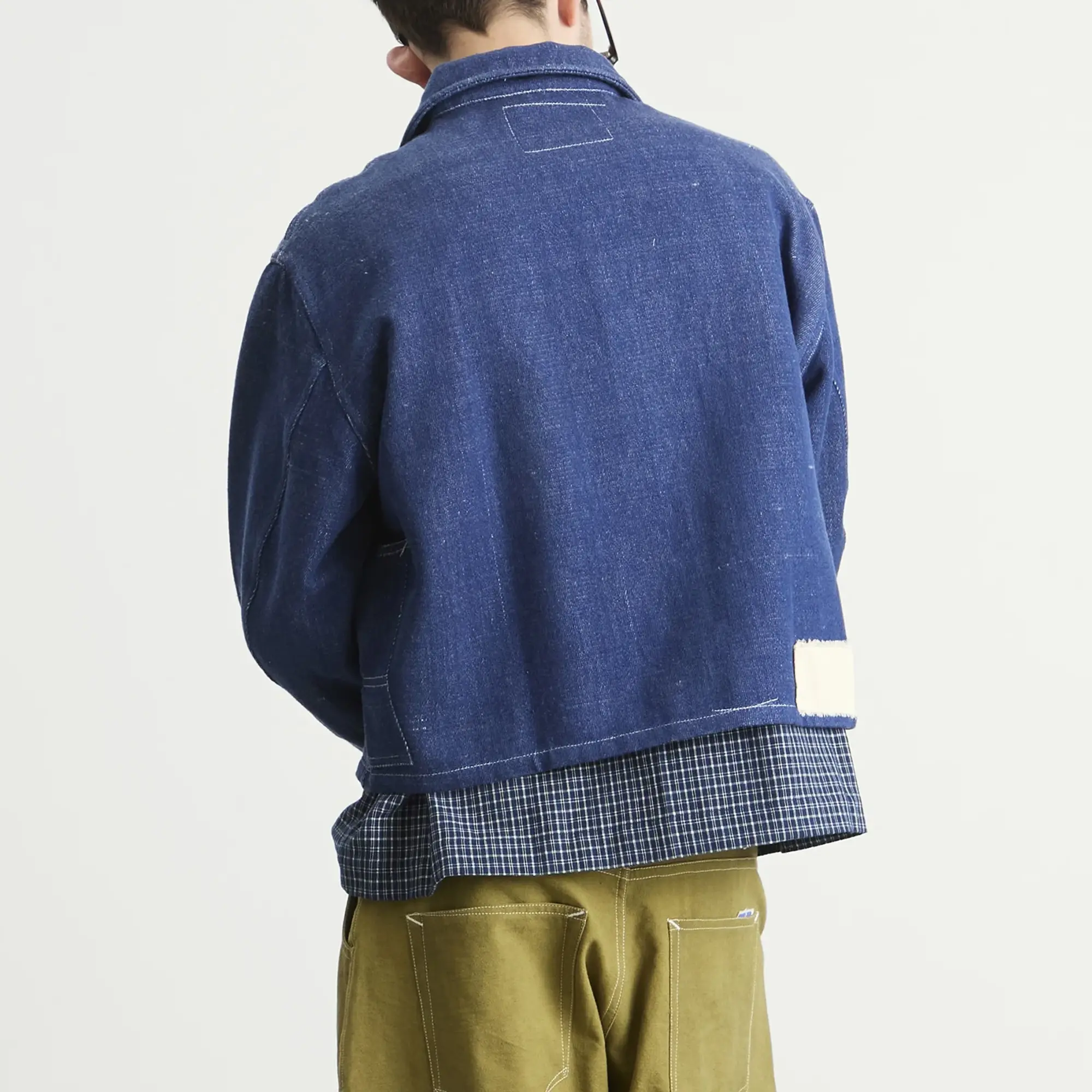 Story mfg. Men's Station Jacket Denim Selvedge Handloom