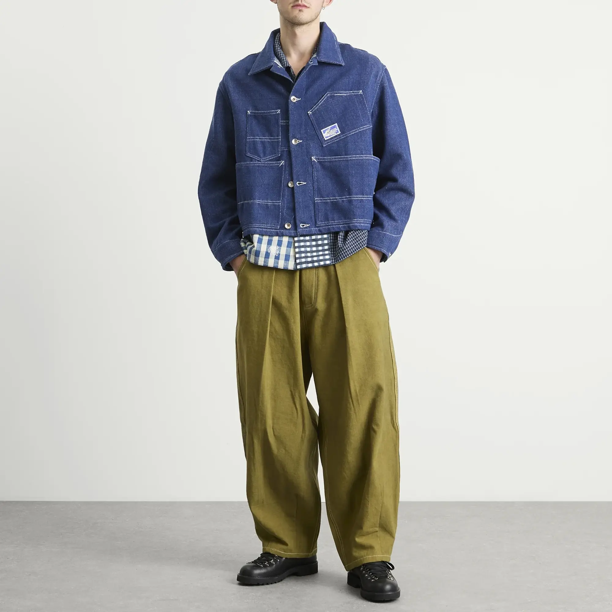 Story mfg. Men's Station Jacket Denim Selvedge Handloom
