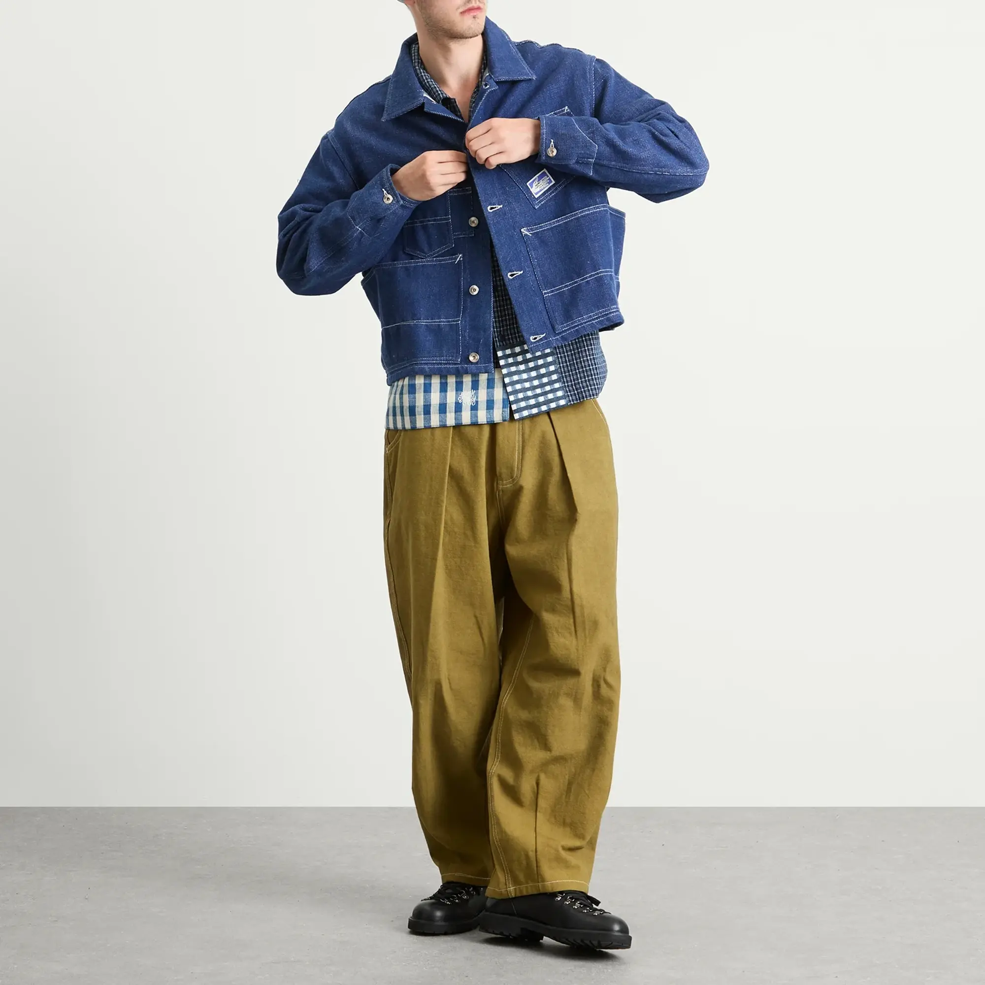 Story mfg. Men's Lush Pants Olive Wonky-Wear