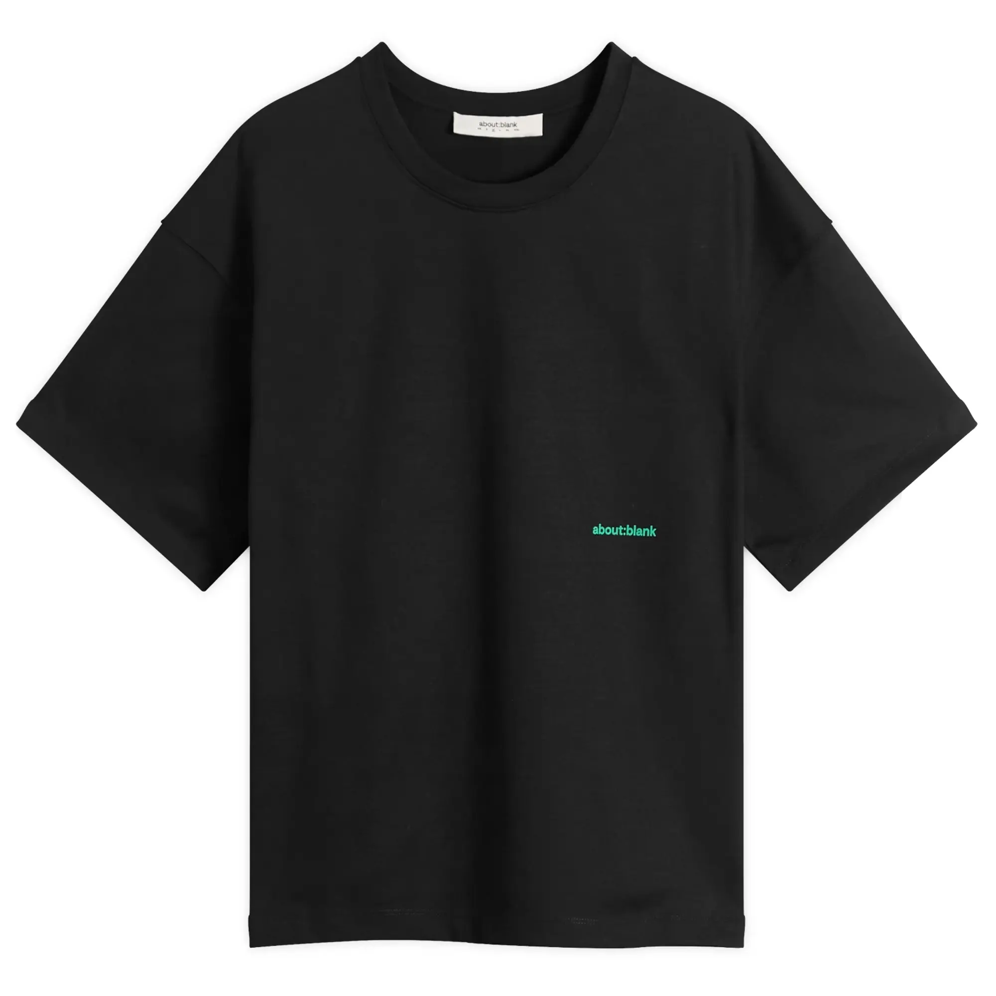 about:blank Men's 20th Anniversary Box T-Shirt - Presented by END. Black/Emerald