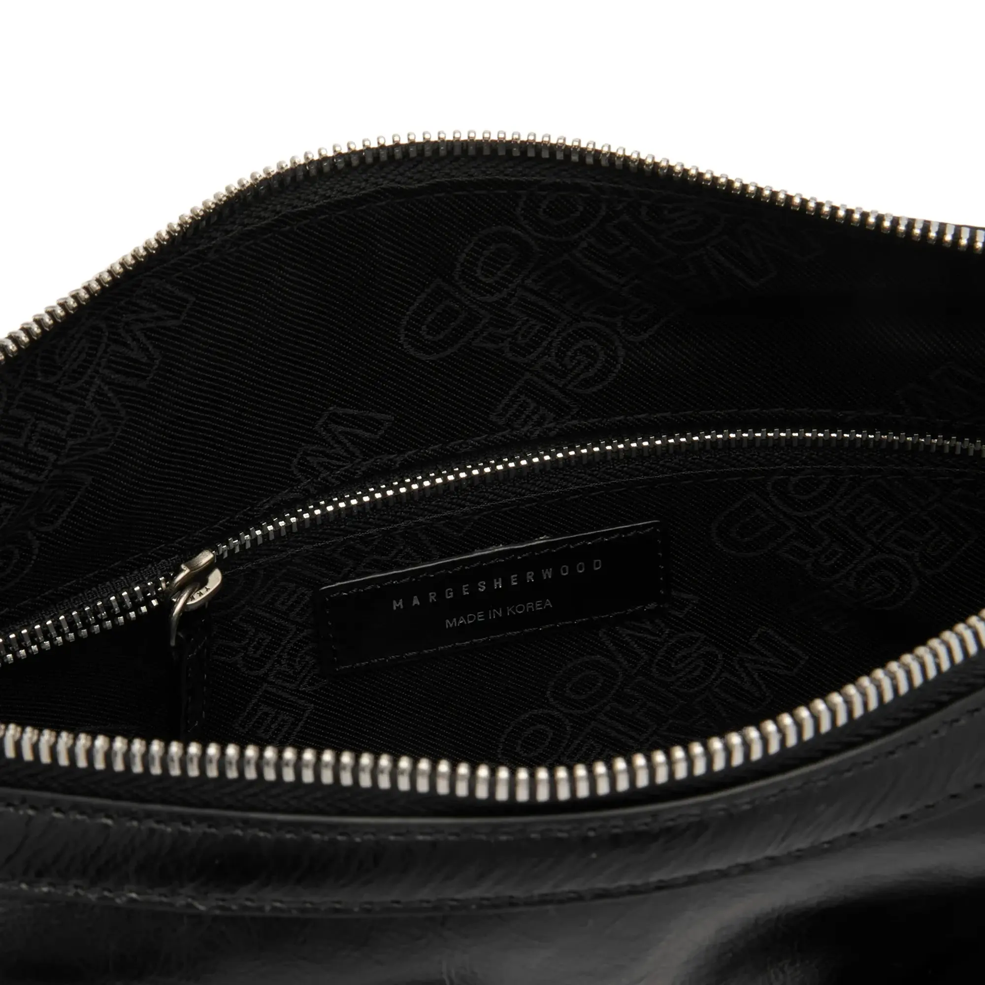 MARGESHERWOOD Women's Outpocket Hobo Bag Black
