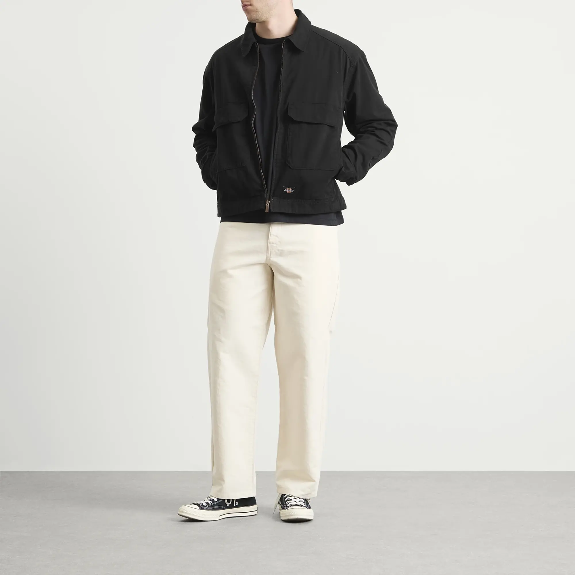 Dickies Men's Fort Smith Trucker Jacket Black