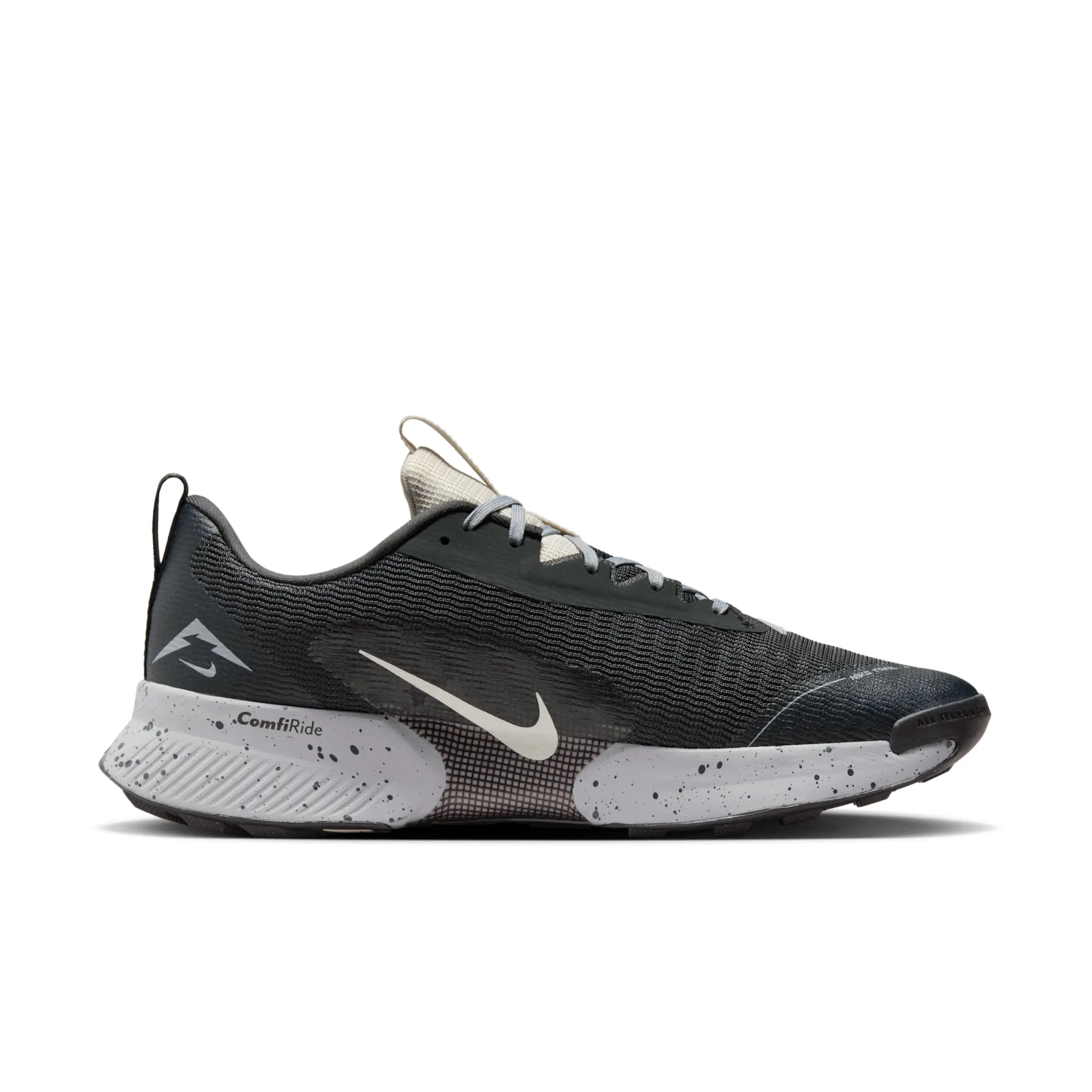 Nike Juniper Trail 3 Men's Trail-Running Shoes - Grey - Recycled Content Minimum