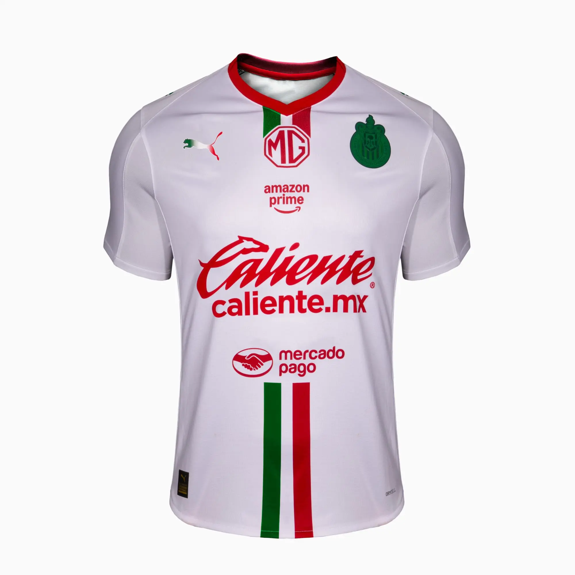 PUMA Cd Guadalajara 25/26 Away Jersey Men, White, size 3XL