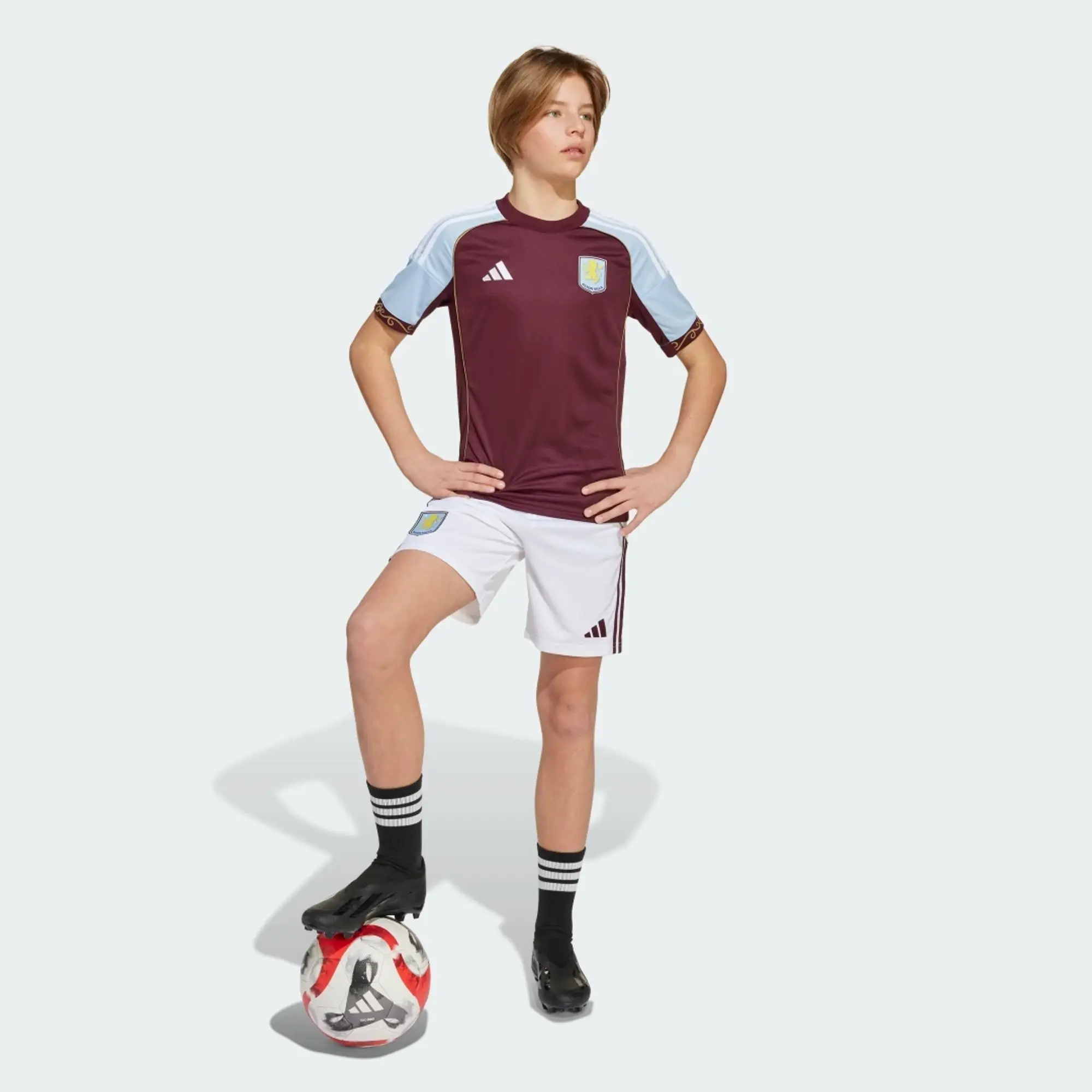adidas Aston Villa FC 25/26 Home Shorts Kids