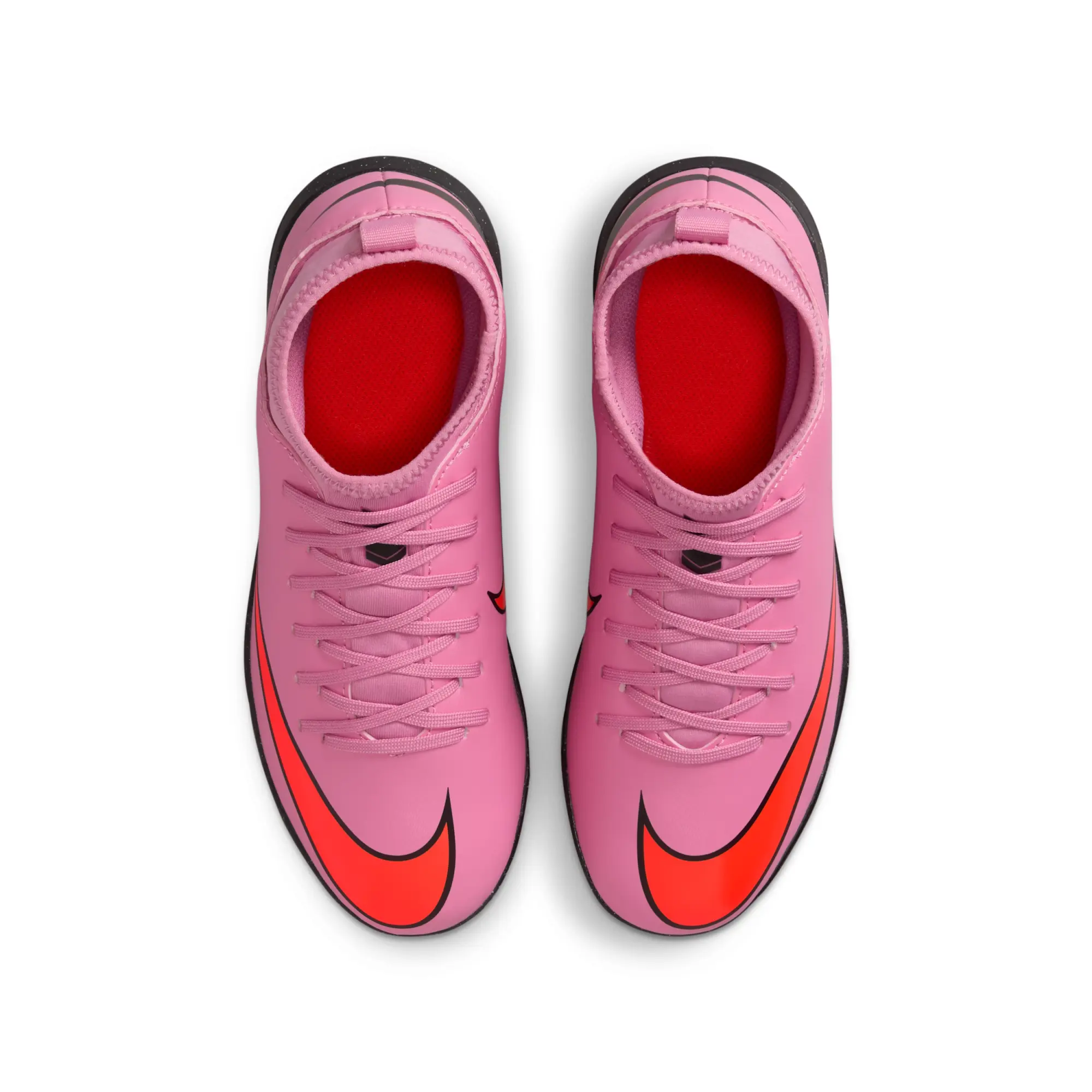 Nike Jr. Mercurial Superfly 10 Club Younger/Older Kids' Turf High-Top Football Shoes - Pink