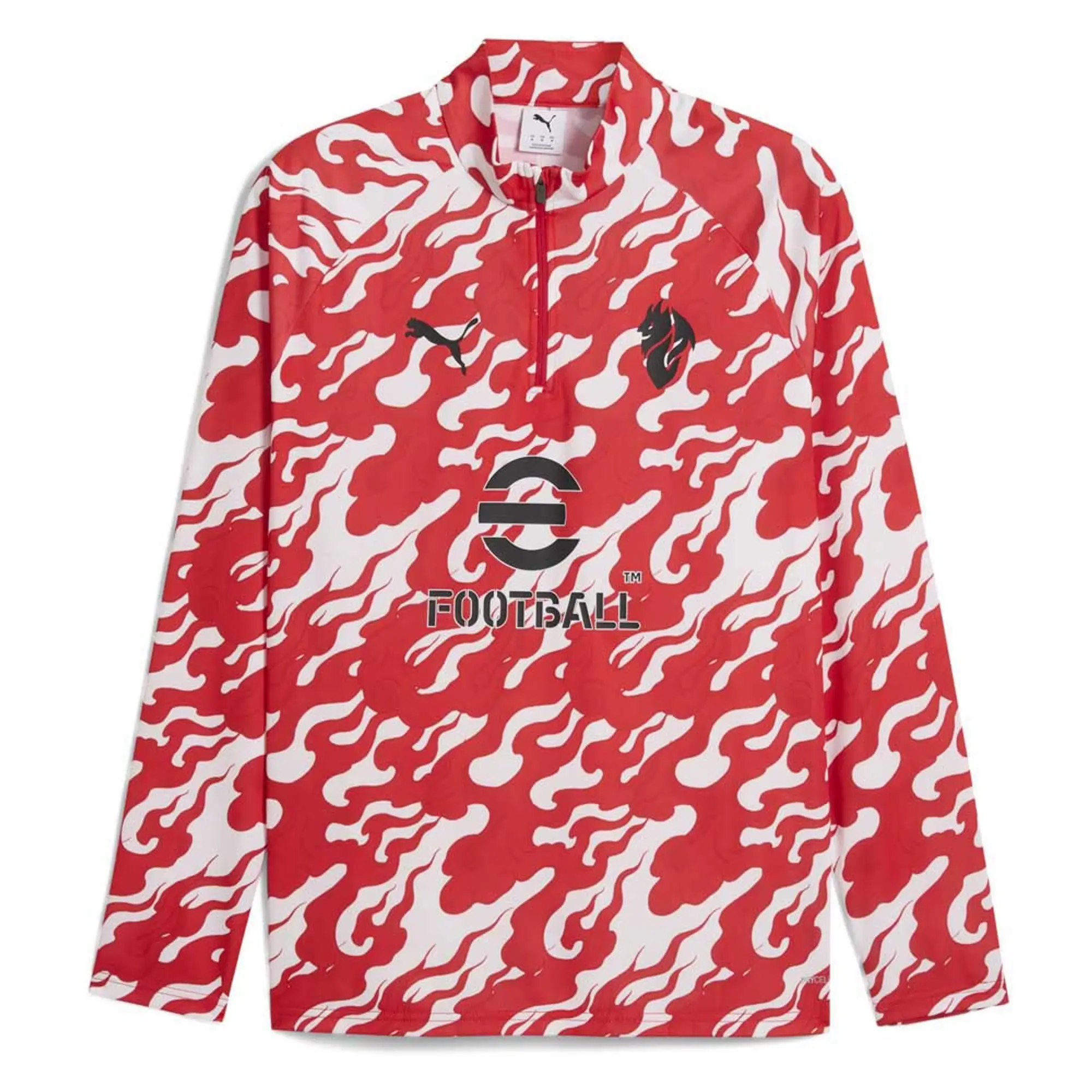 Puma Ac Milan 25/26 Pre Match Half Zip Sweatshirt