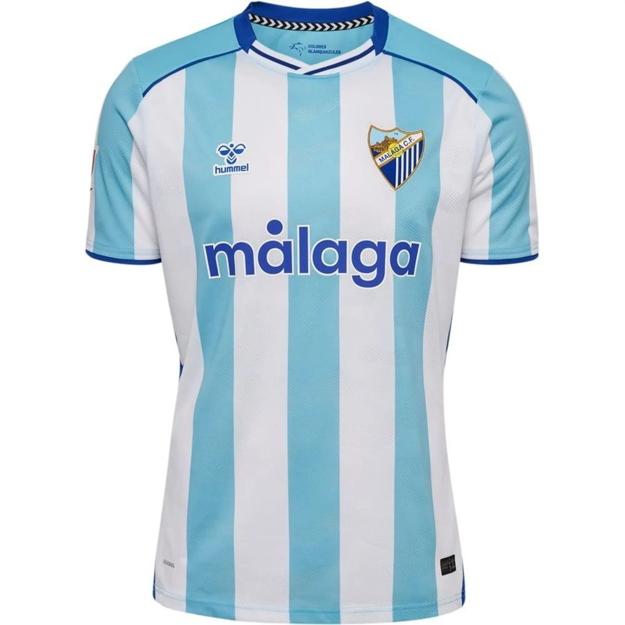 Malaga Home Shirt 2025/26 - ['Blue', 'White']