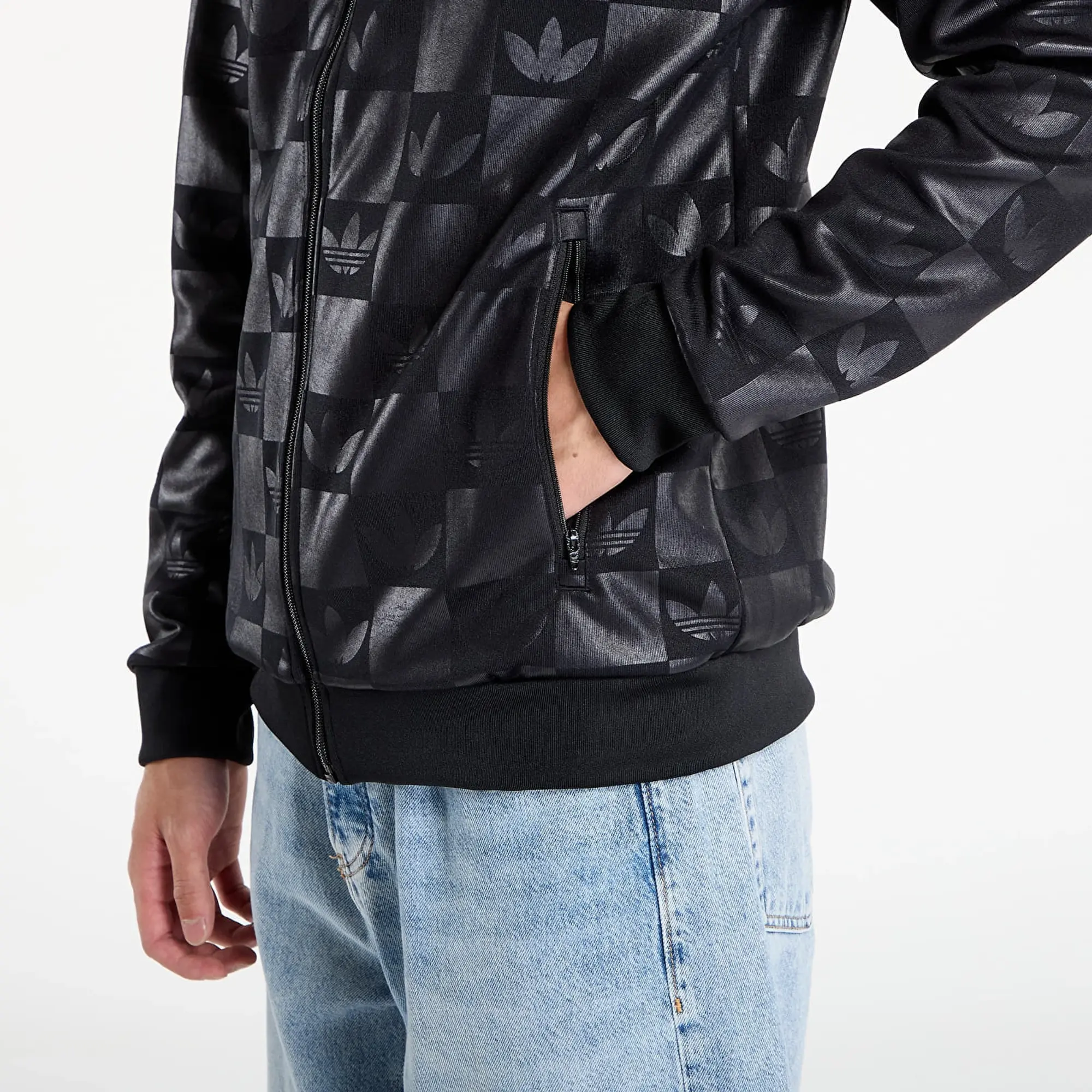 Jacket Adidas Monogram All Over Print Regular Track Top Black S
