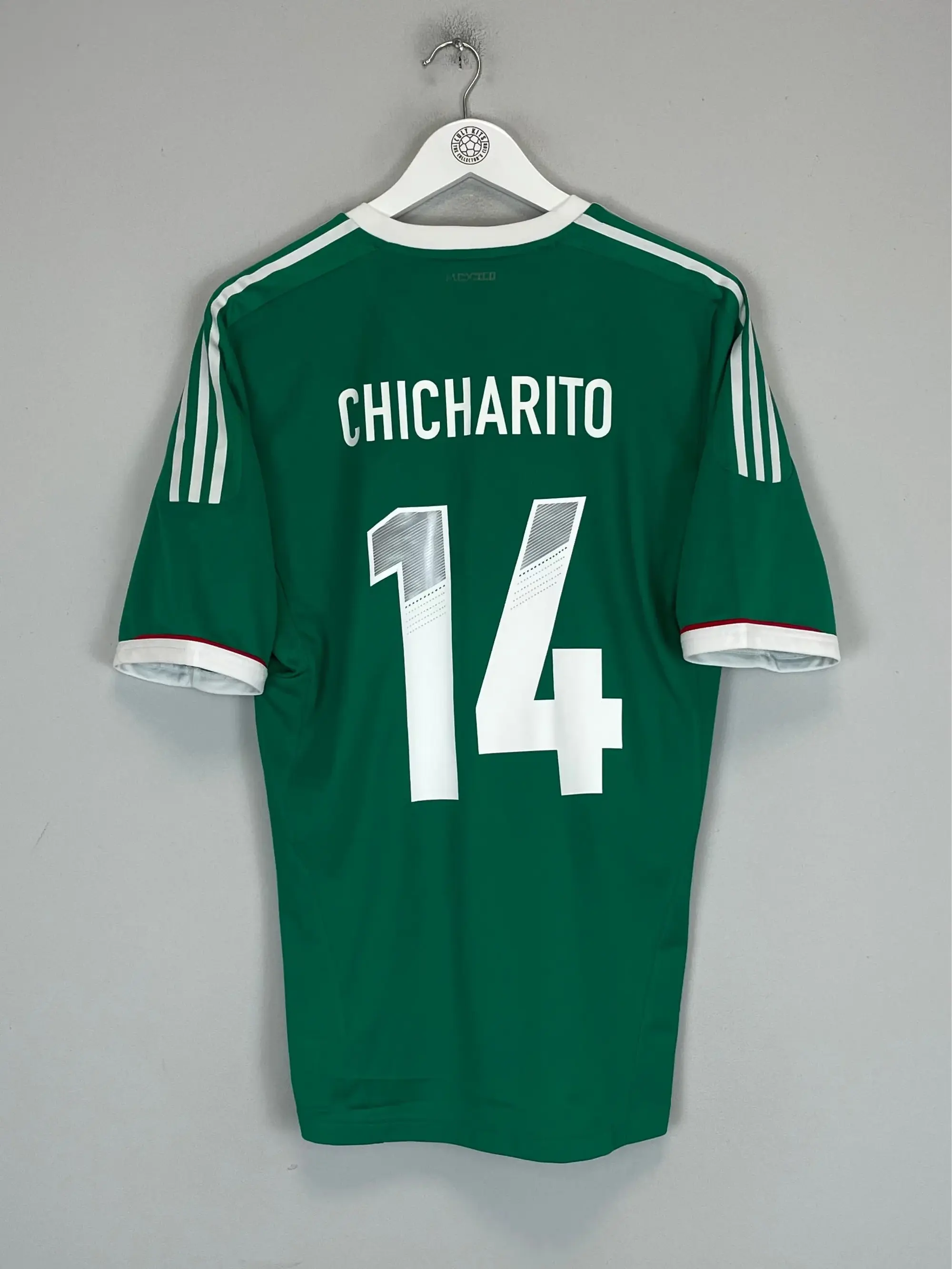 2011/13 MEXICO CHICHARITO #14 *PLAYER ISSUE* HOME SHIRT (L) ADIDAS | Cult Kits