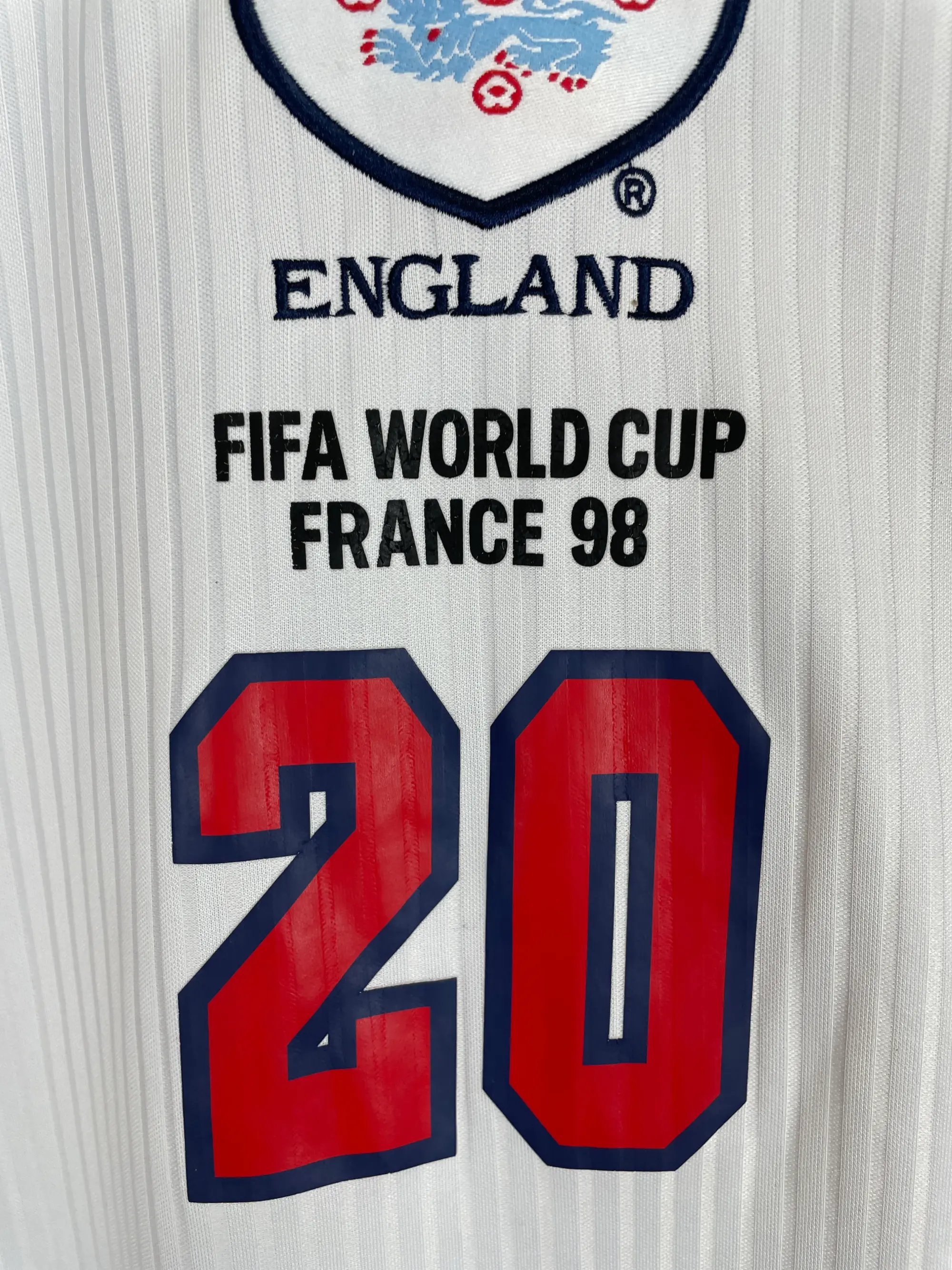 1997/99 ENGLAND OWEN #20 HOME SHIRT (L) UMBRO | Cult Kits