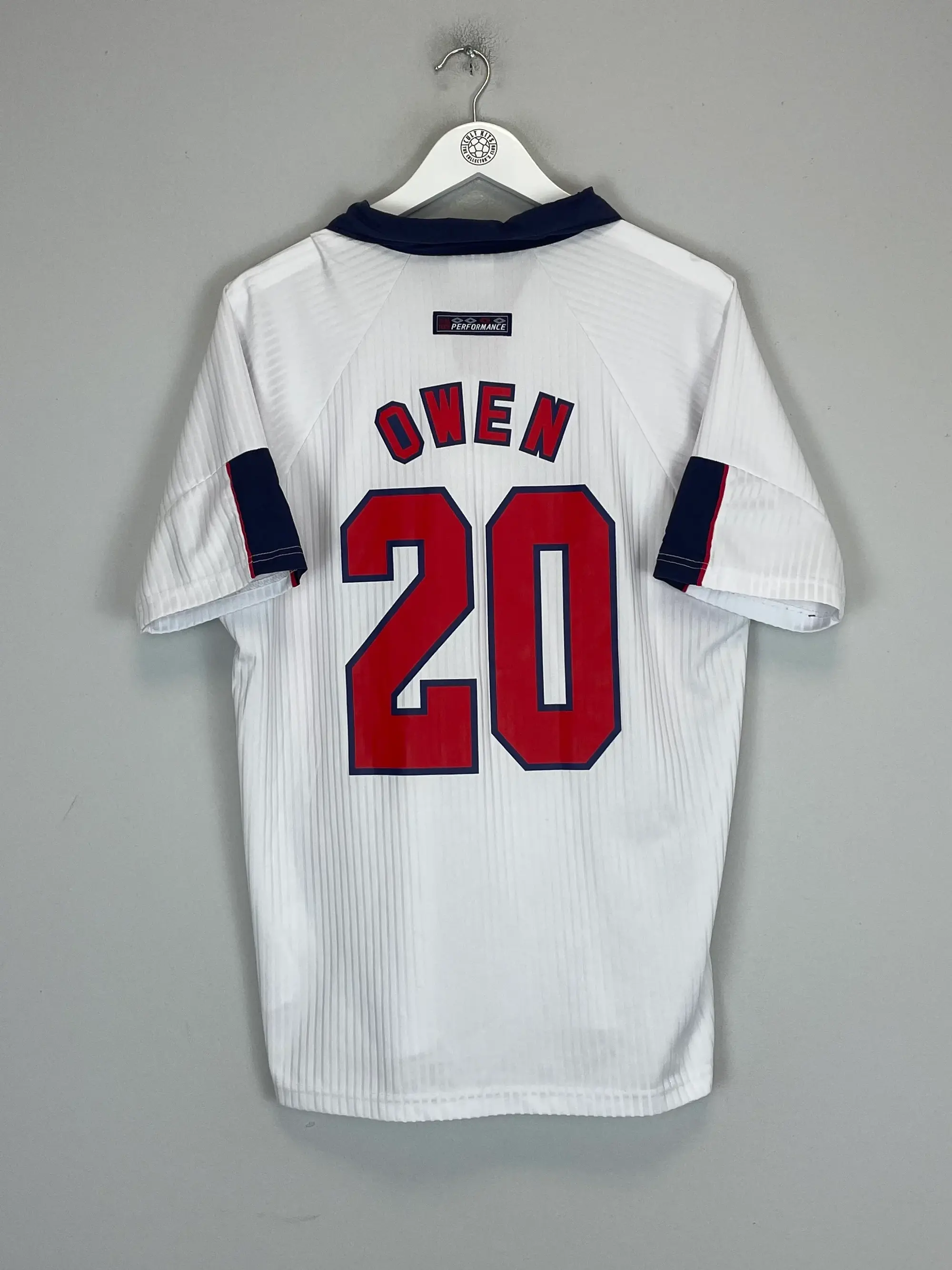 1997/99 ENGLAND OWEN #20 HOME SHIRT (L) UMBRO | Cult Kits