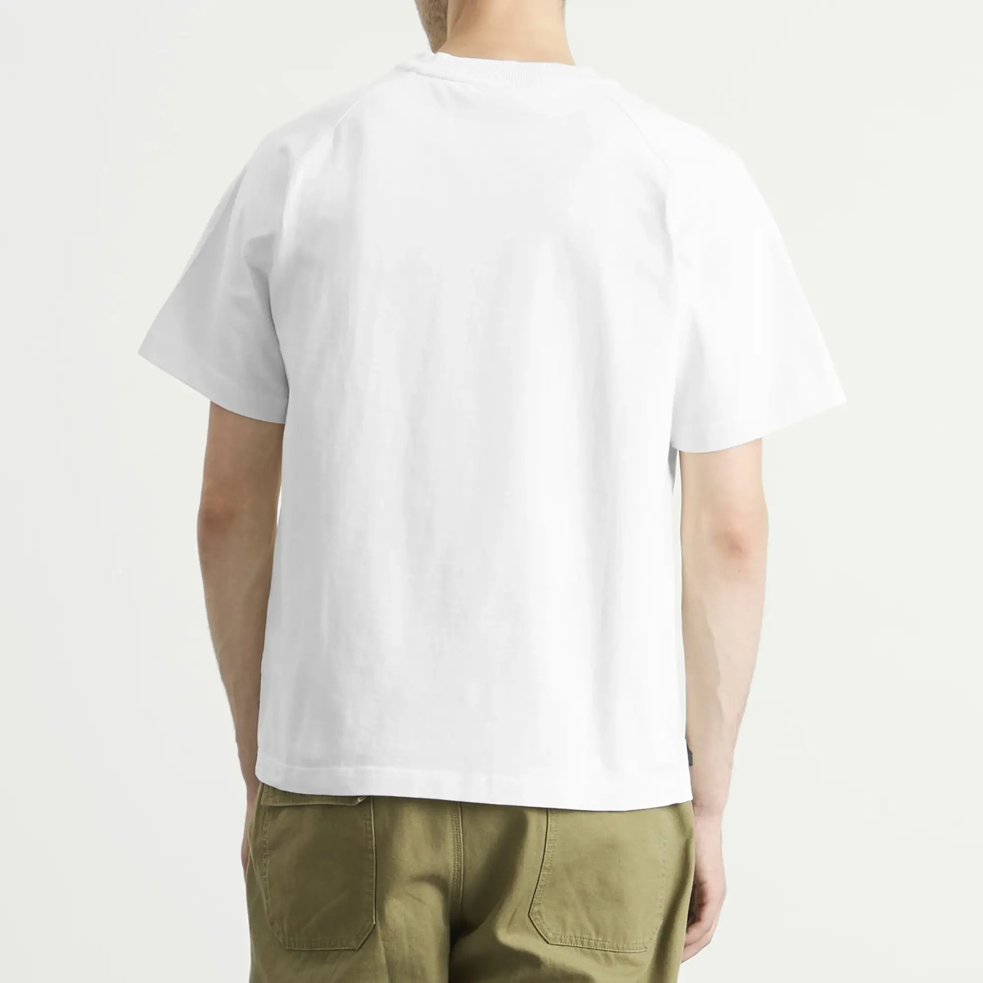 Bram's Fruit Men's F*Ck Off Raglan T-Shirt White